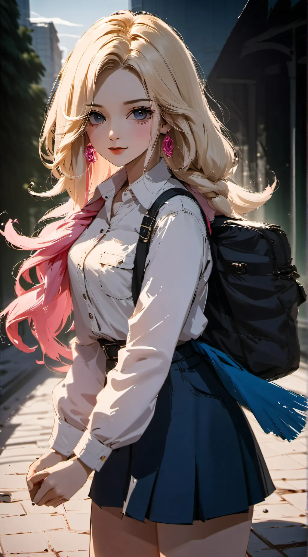 ai character: Lilly background