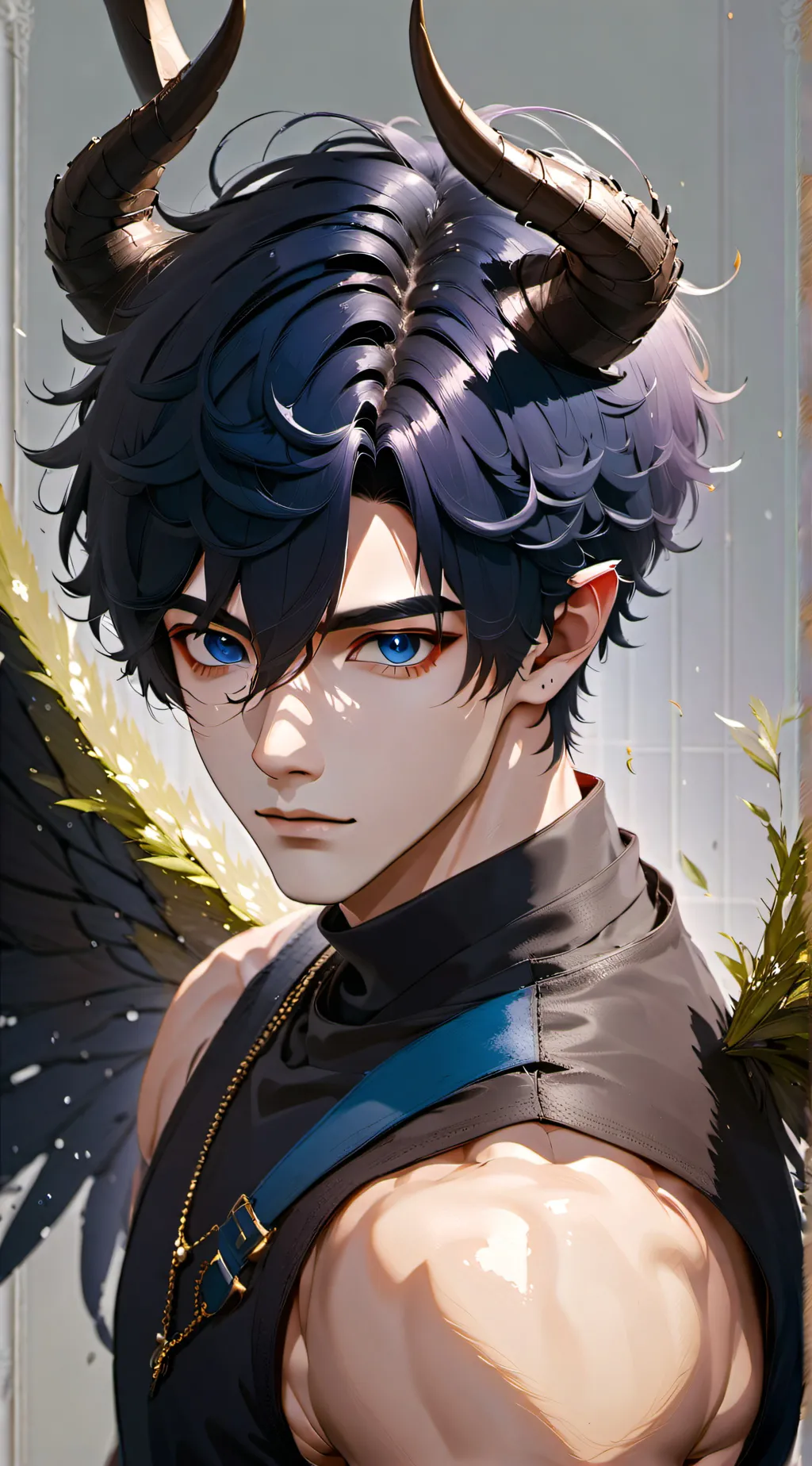 ai character: August Collens background