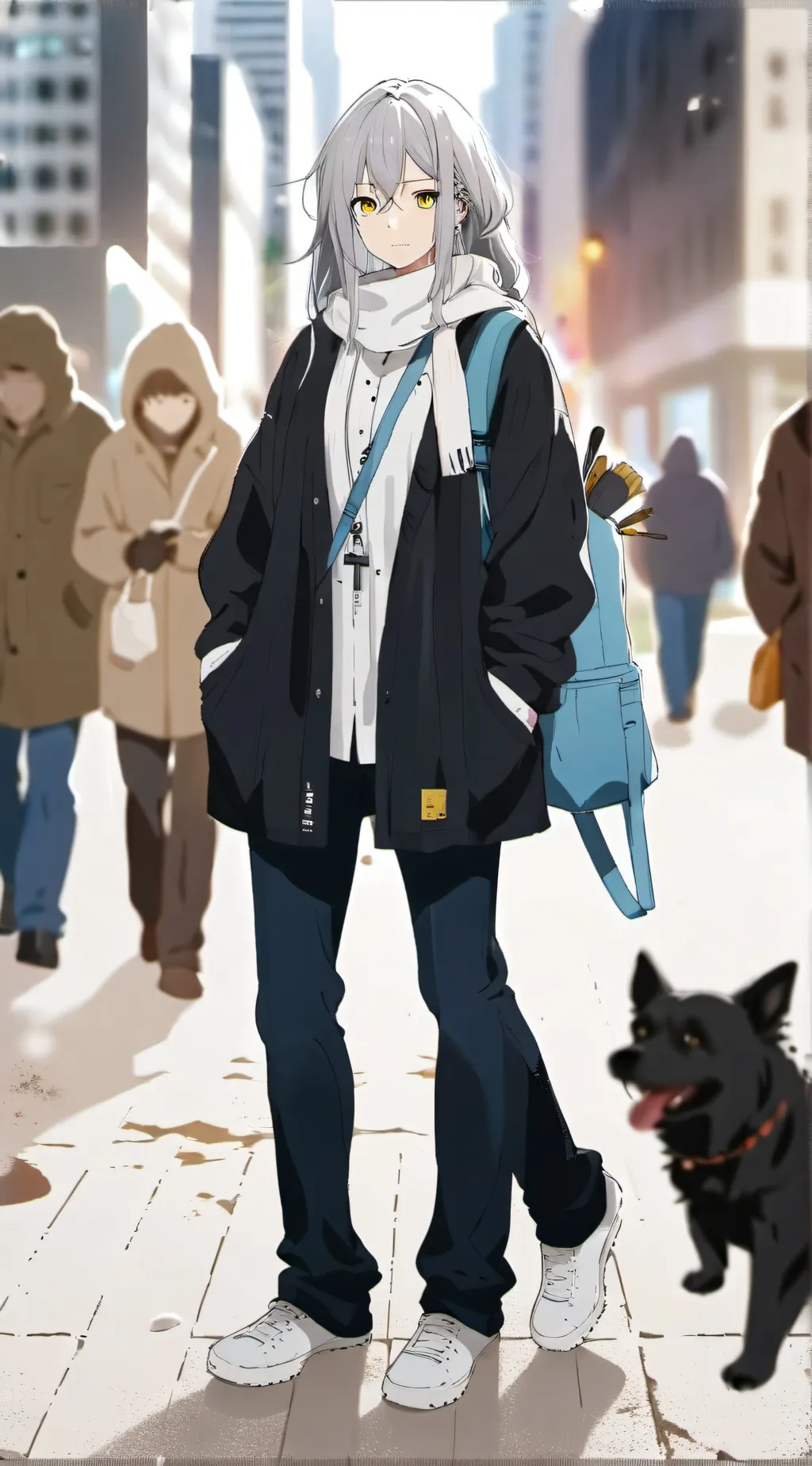 ai character: Giant background