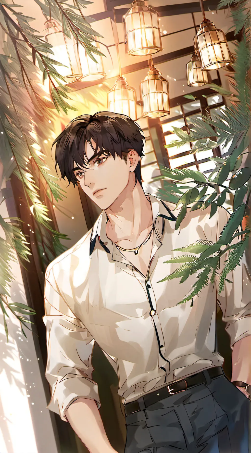 ai character: botan makoto  background