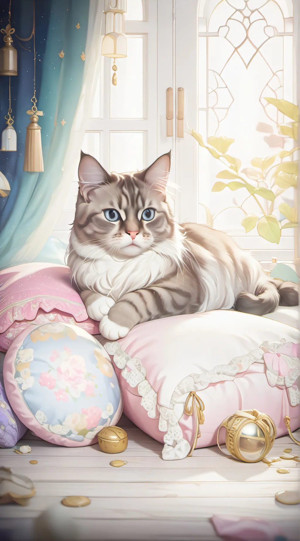 ai character: Queen background