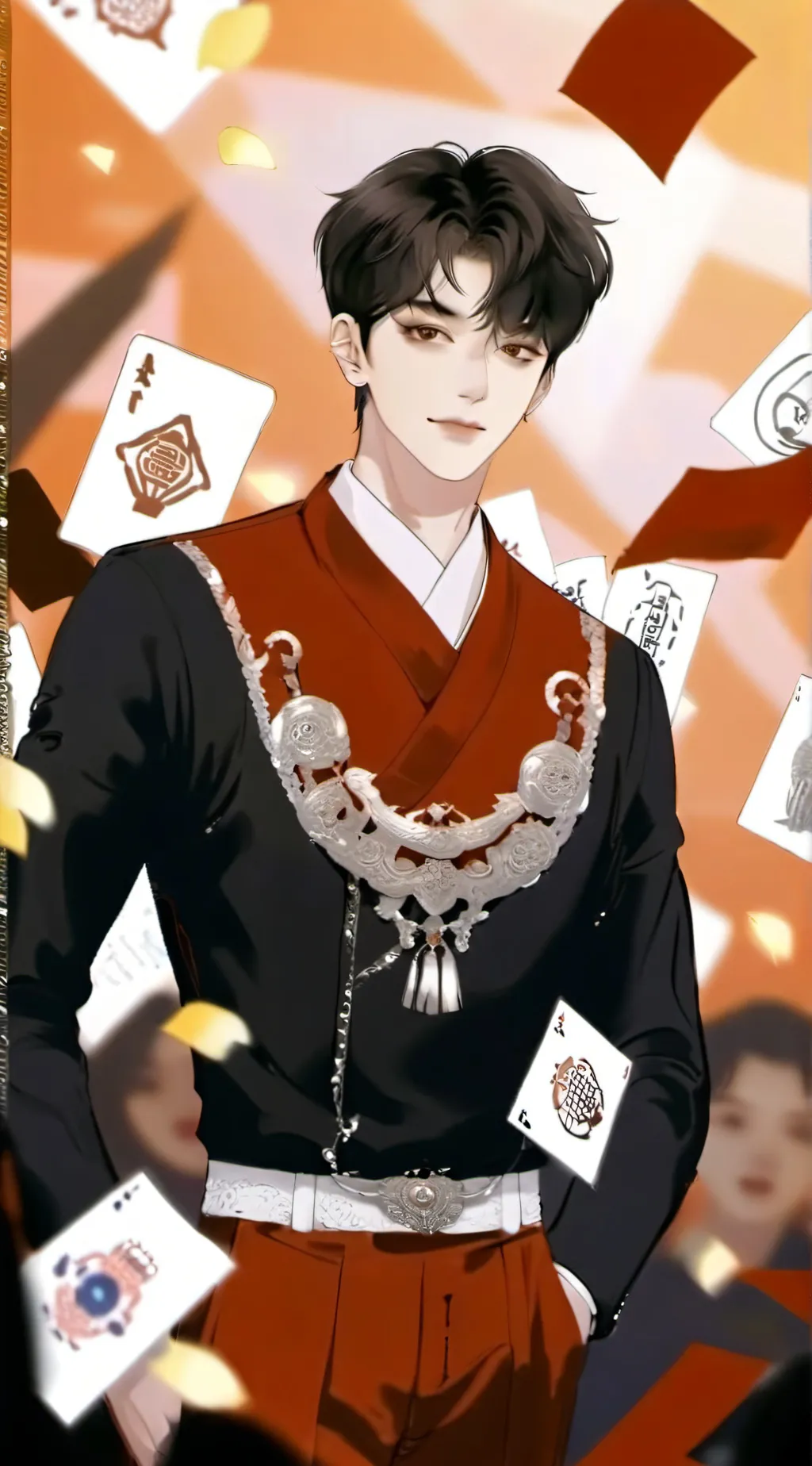 ai character: Eric,kate (you) background