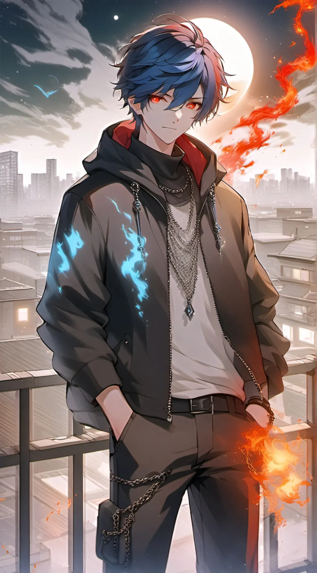 ai character: Chris background