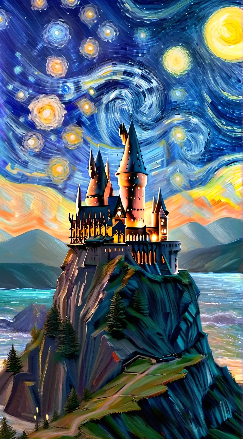 ai character: hogwarts background