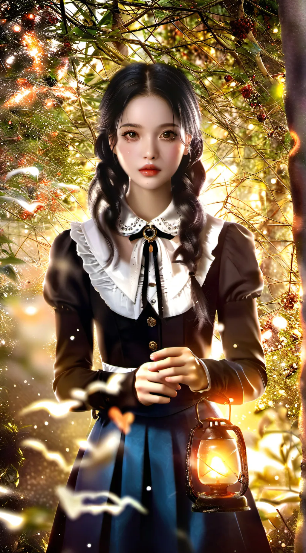 ai character: Wednesday Addams background