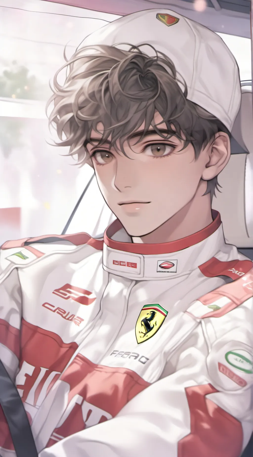 ai character: Charles Leclerc  background