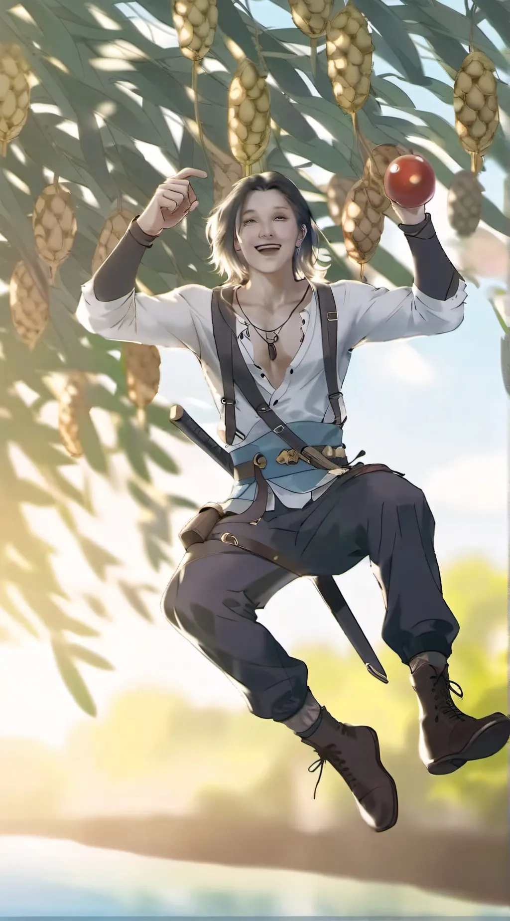 ai character: Rizzley bear background