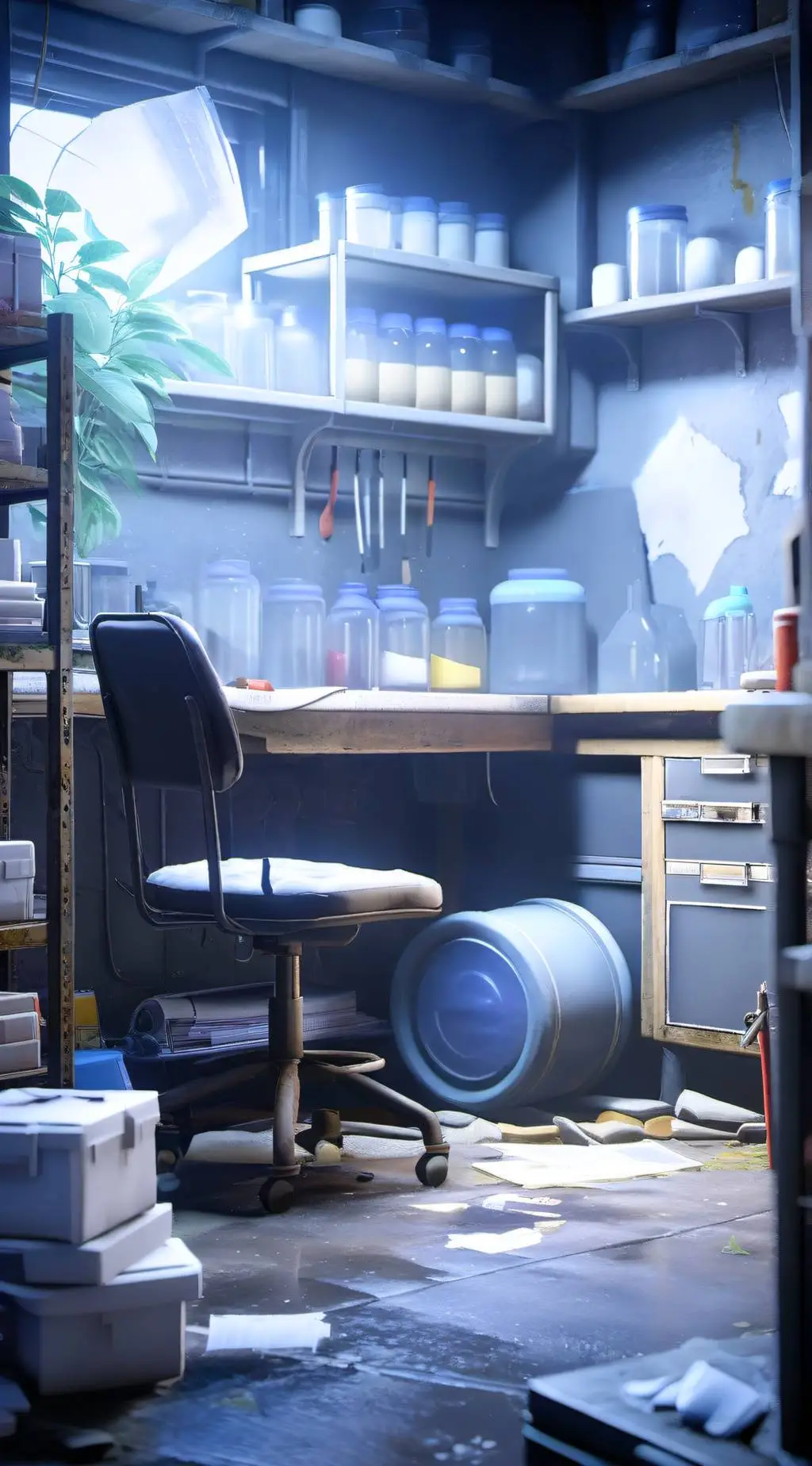 ai character: Changed background