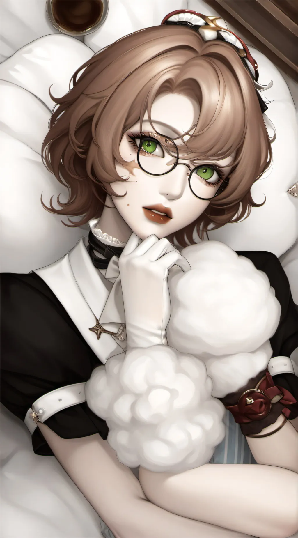 ai character: Amelia ~ 💗 background