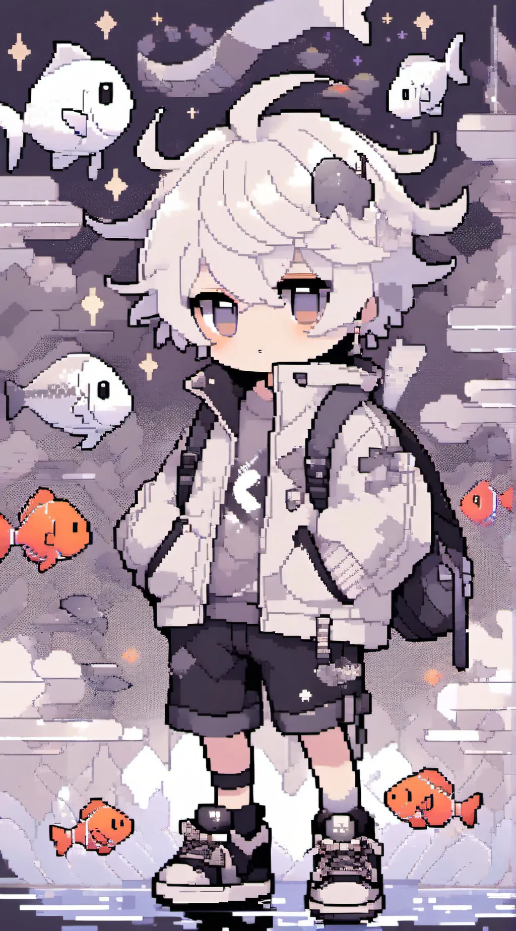 ai character: chip background