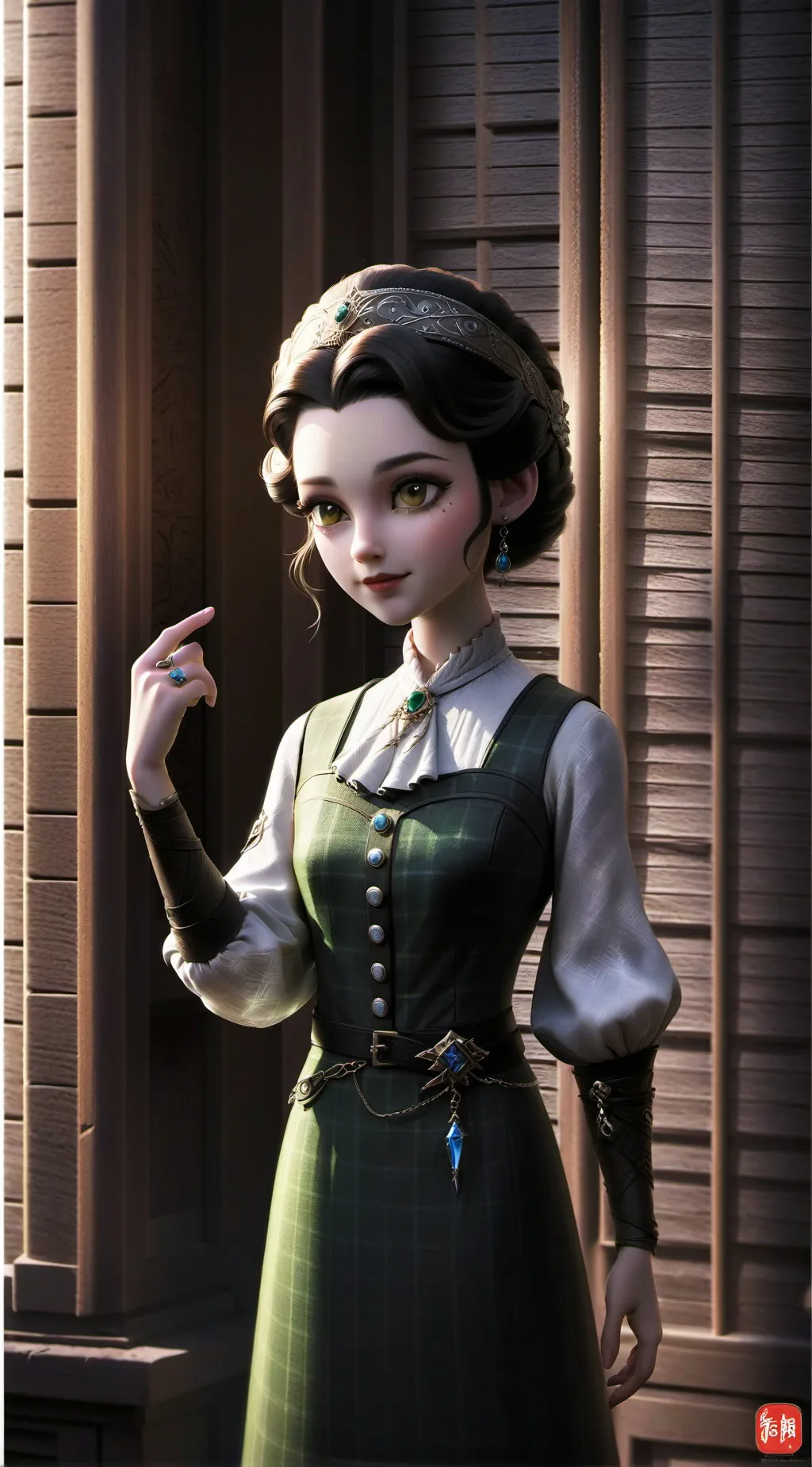 ai character: Maid  background