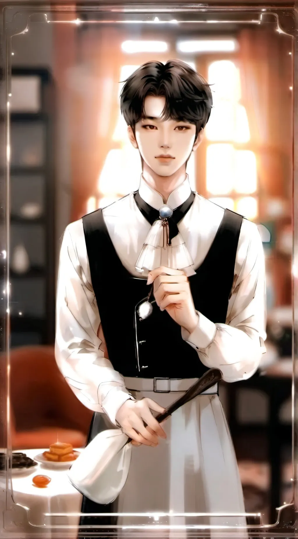 ai character: SKZ hurting 2 background