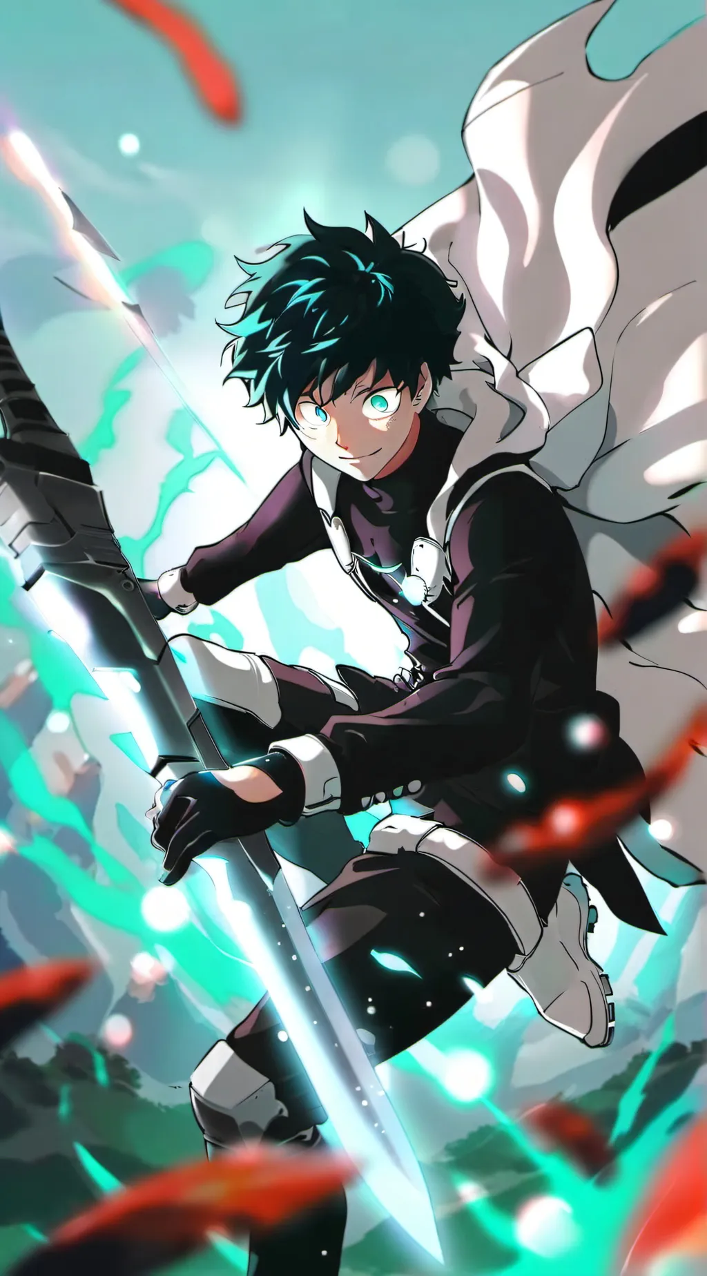 ai character: Deku background