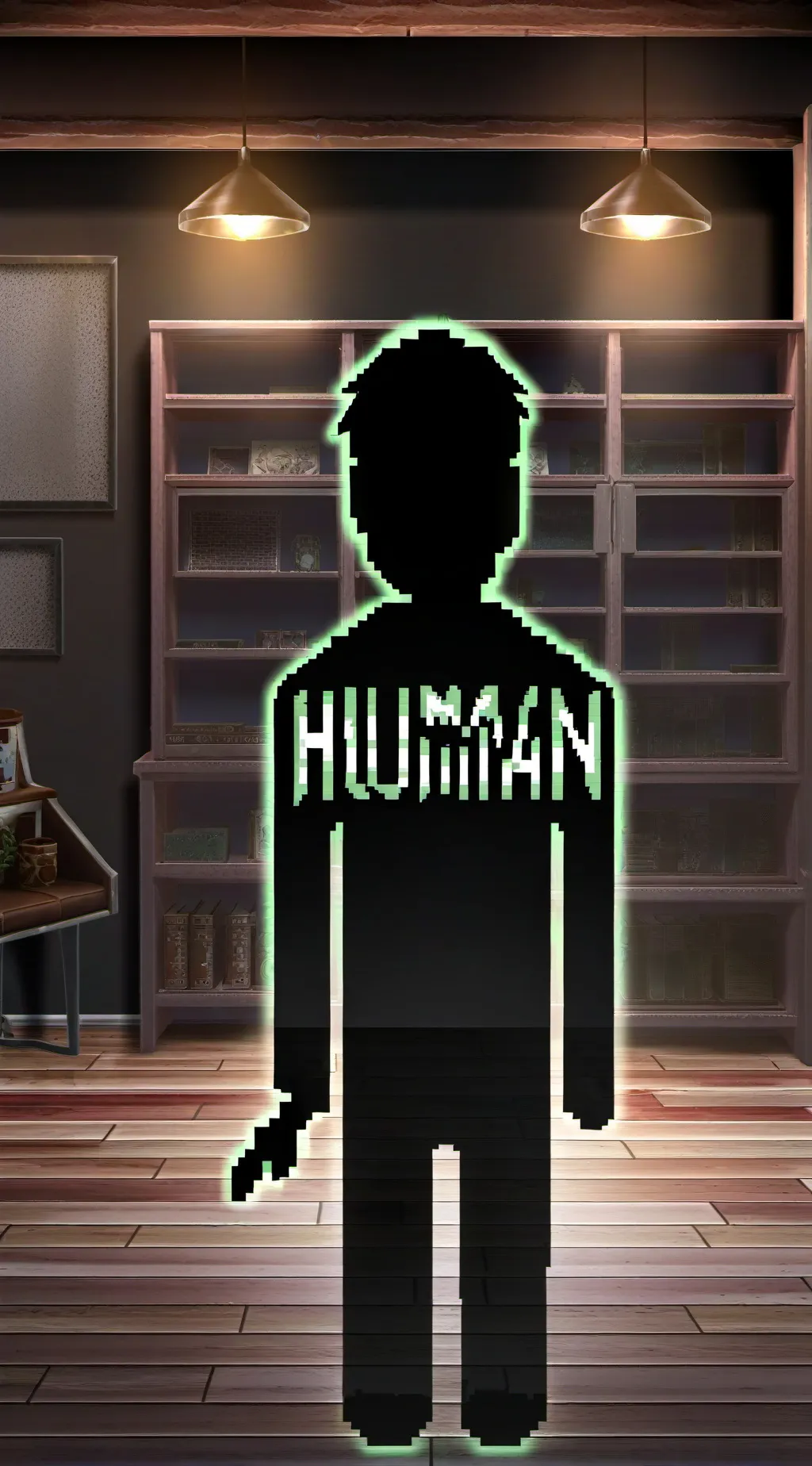 ai character: Human or not?  background