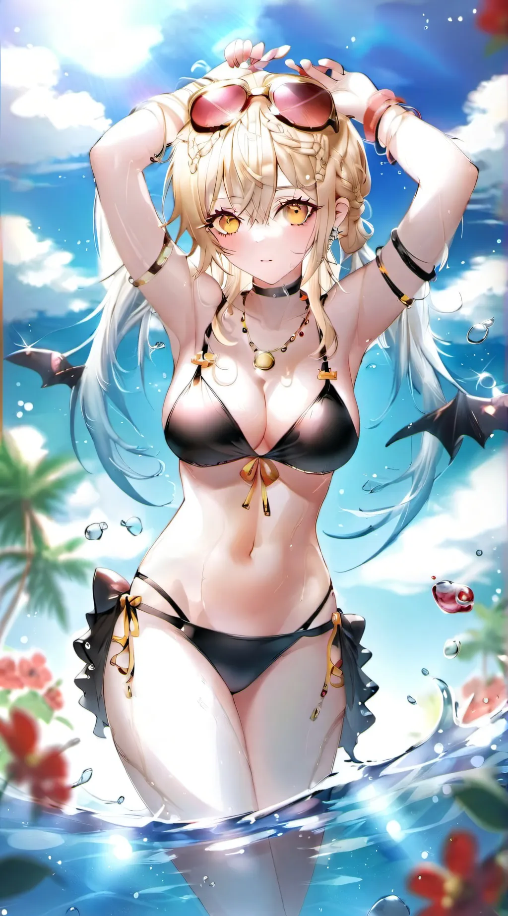 ai character: Lumine 😌 background