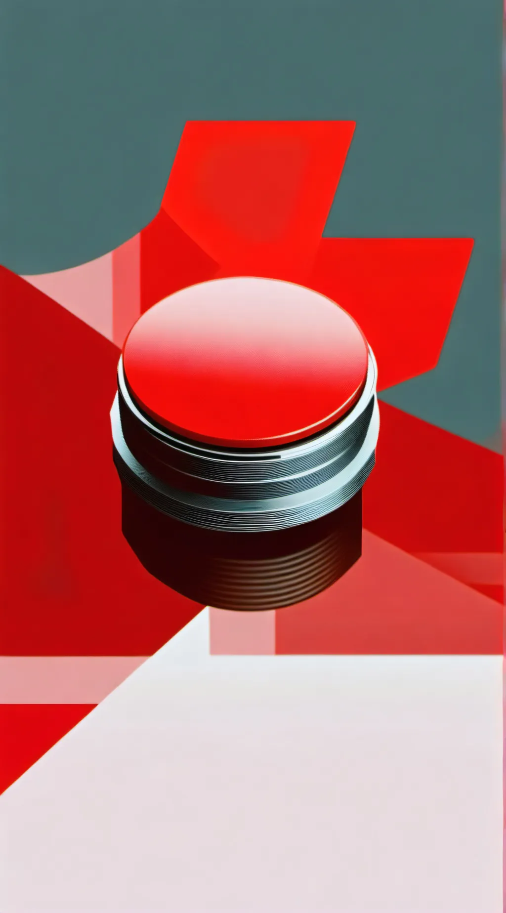 ai character: Red button background