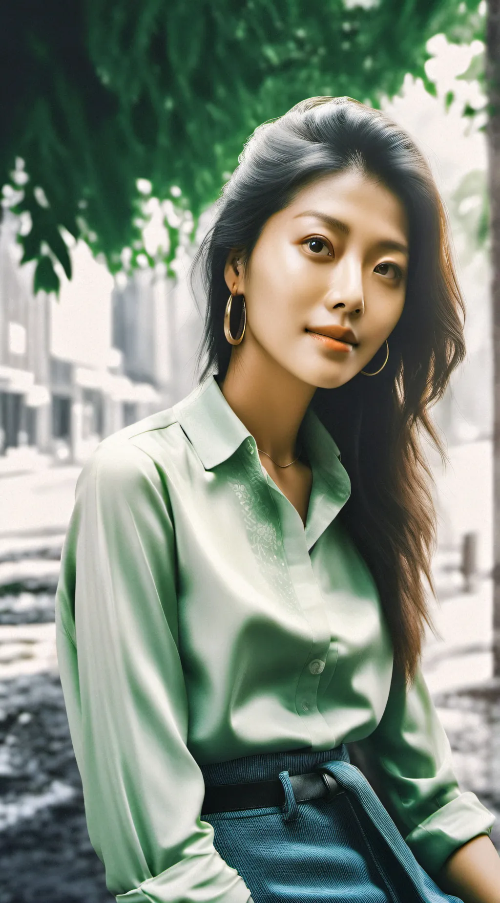 ai character: Alicia  background