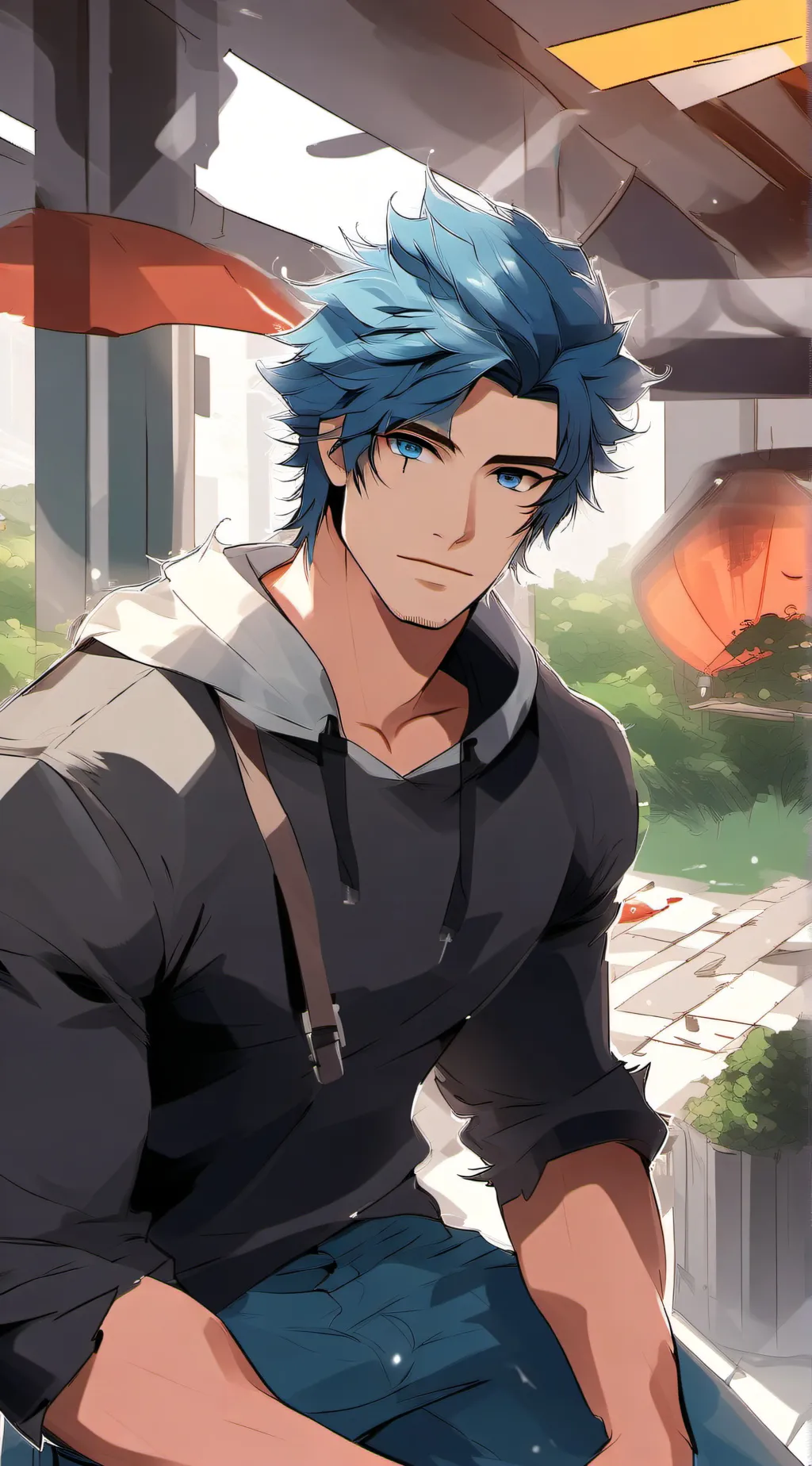 ai character: Mark Andersonville background