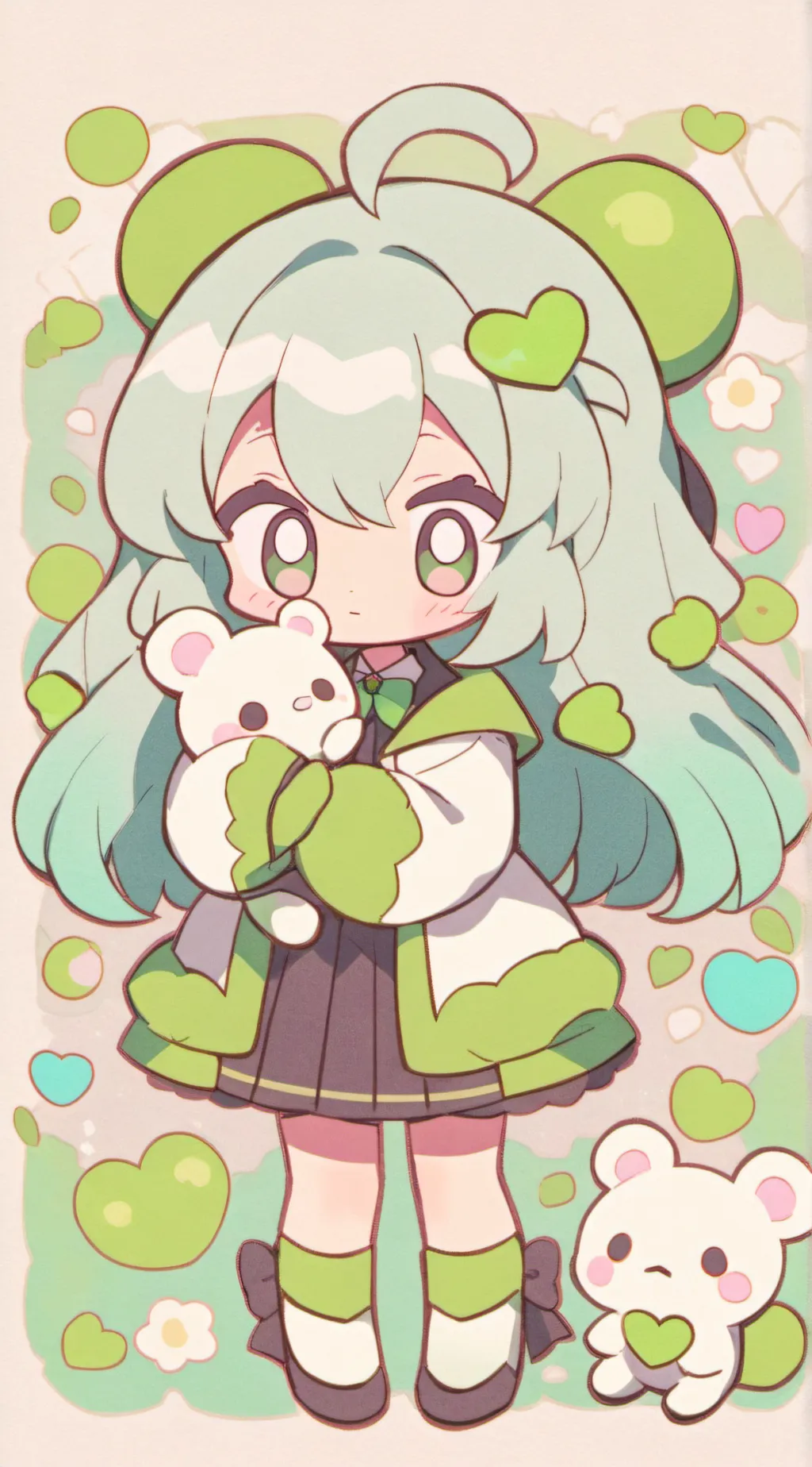 ai character: Mika  background