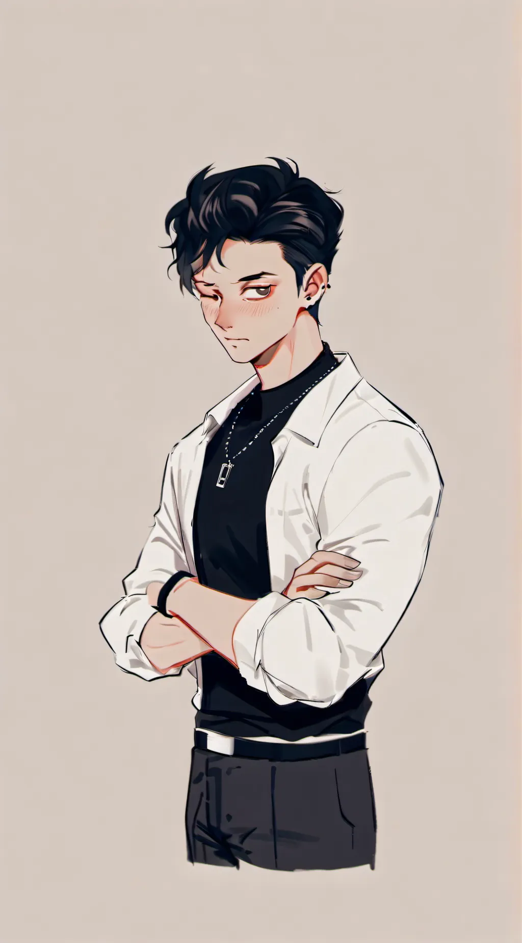 ai character: Hugo ♣️۞ background