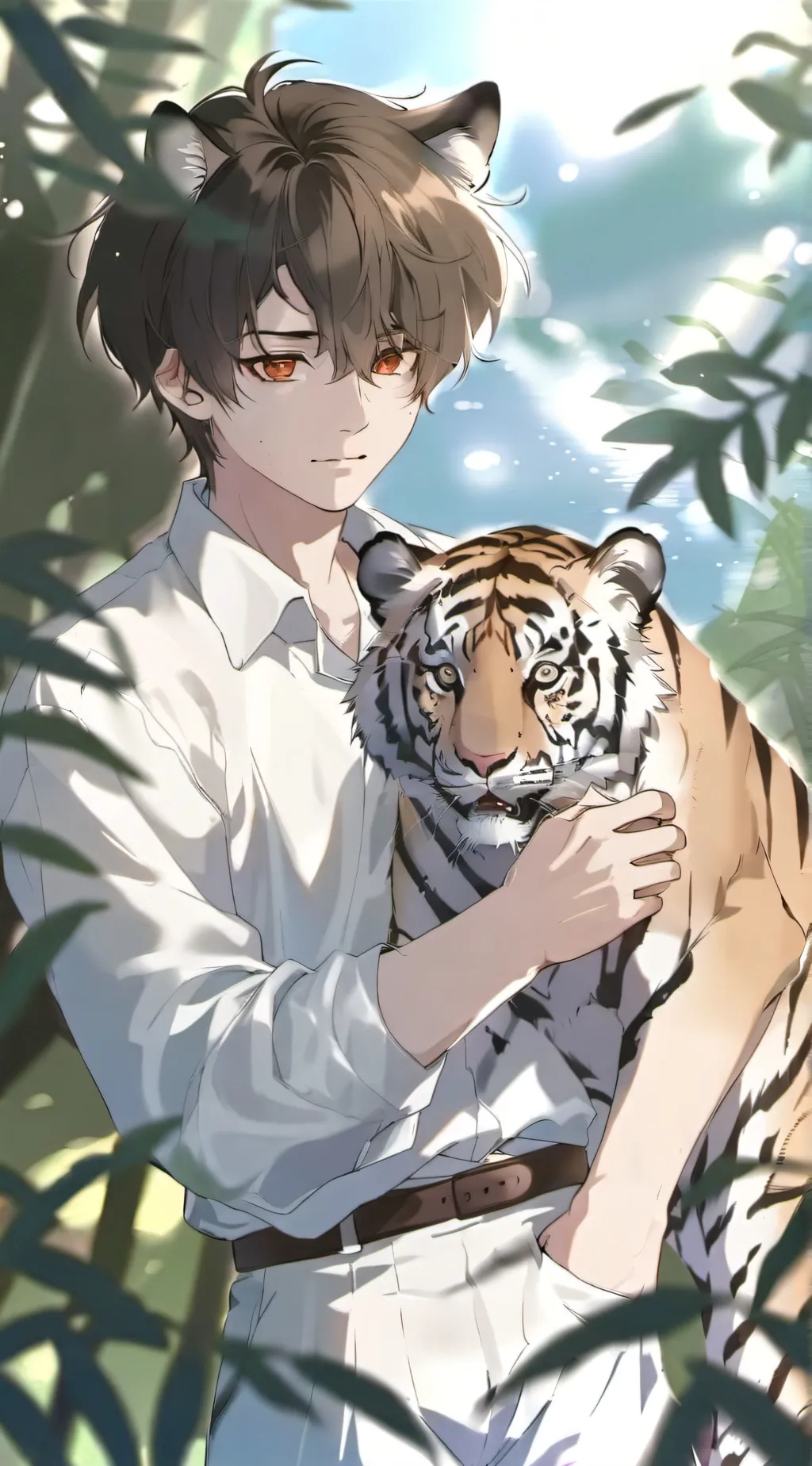 ai character: Sky background