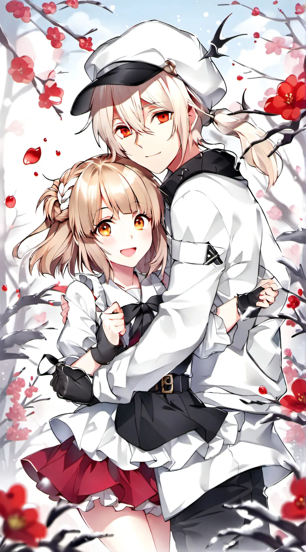 ai character: Maxwell and Ruby background