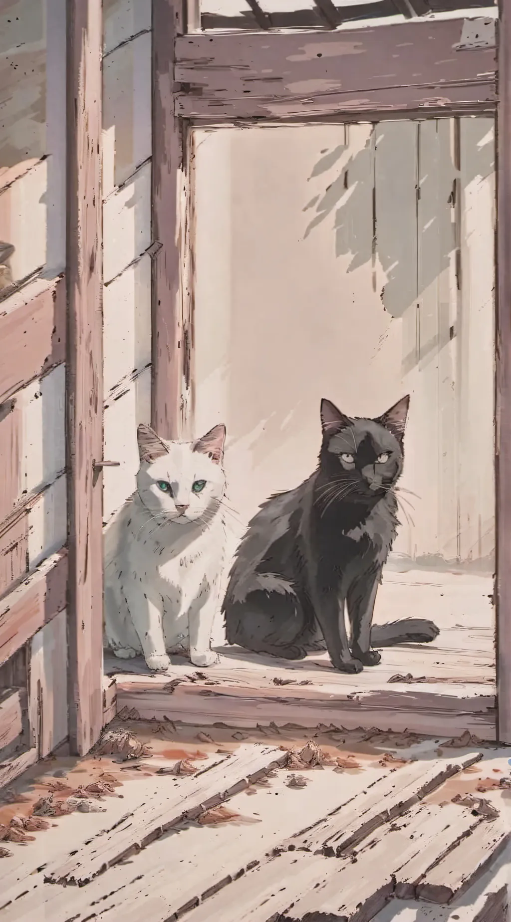 ai character: Ravenpaw/barley background