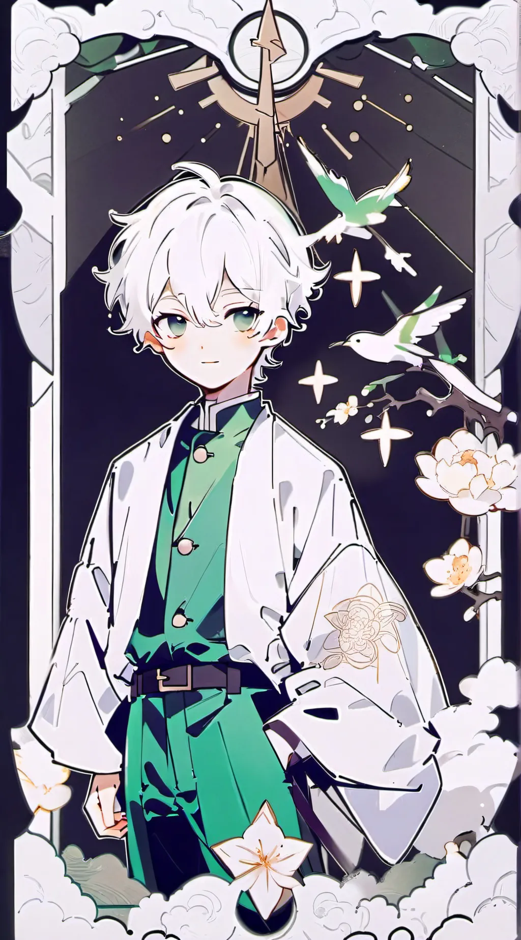 ai character: ~♤tissues♧~ background