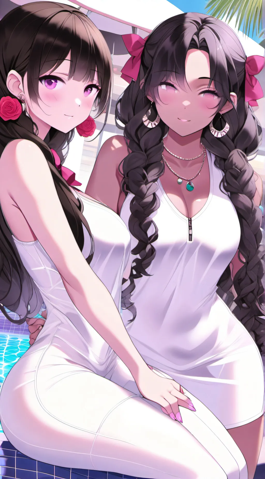 ai character: Luna background