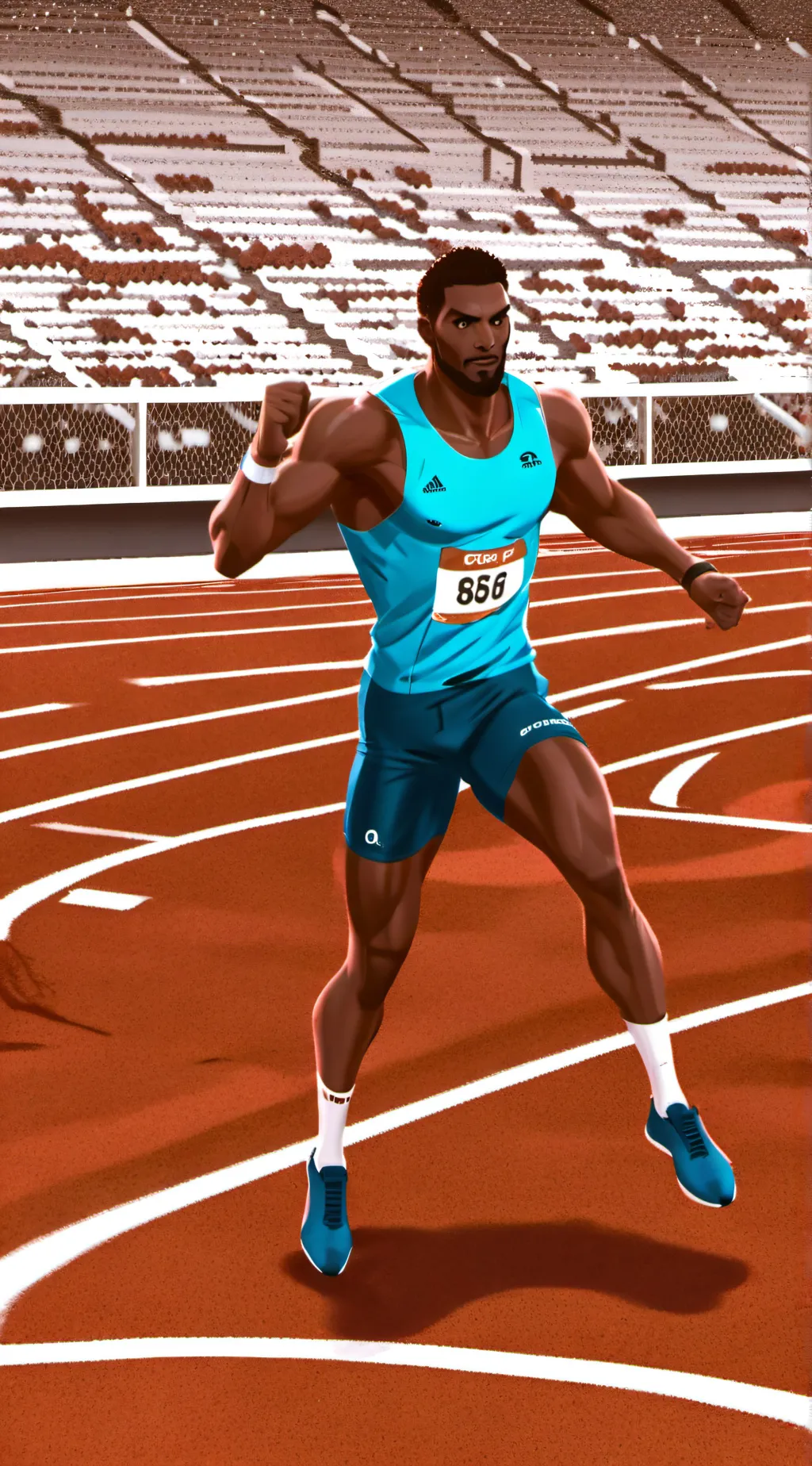 ai character: Qwop background