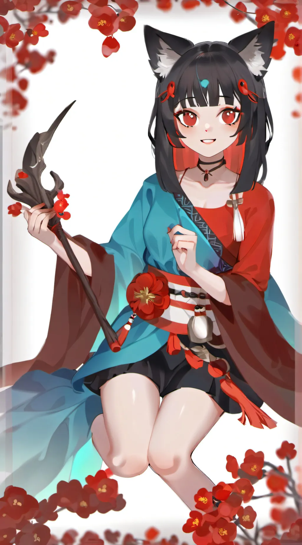 ai character: Nanami  background