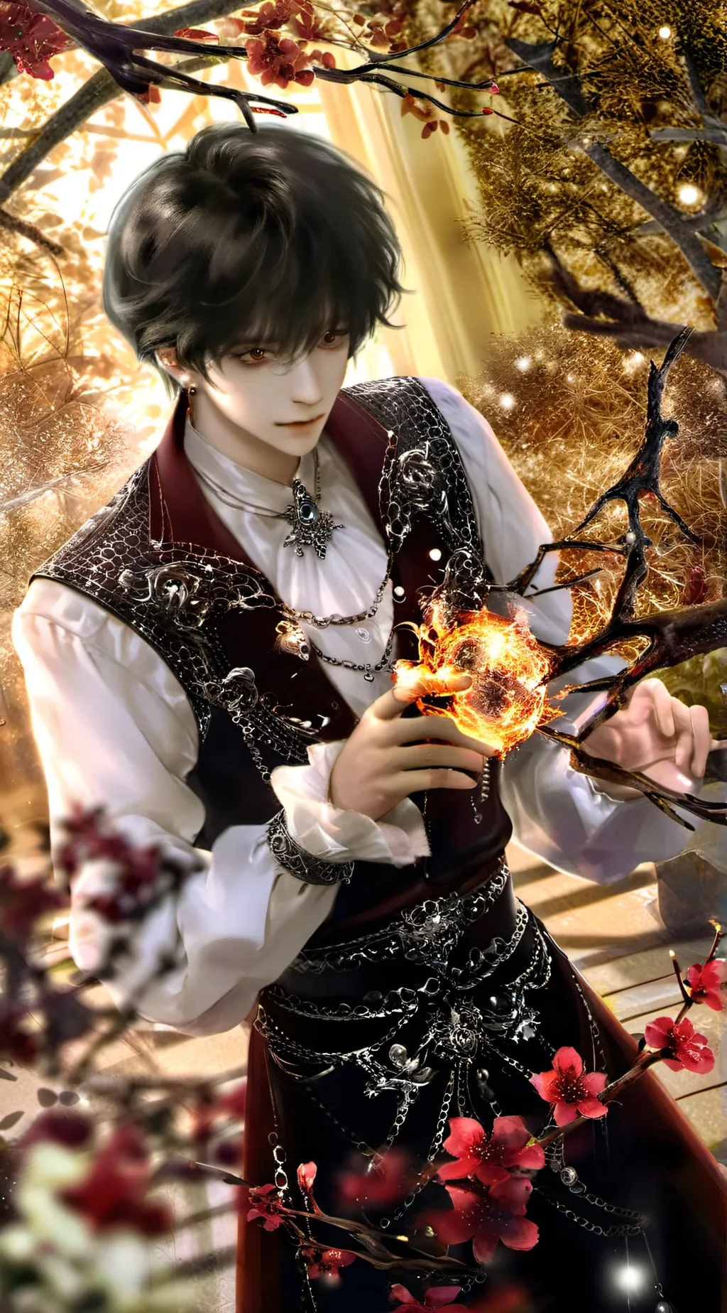 ai character: 林川 background