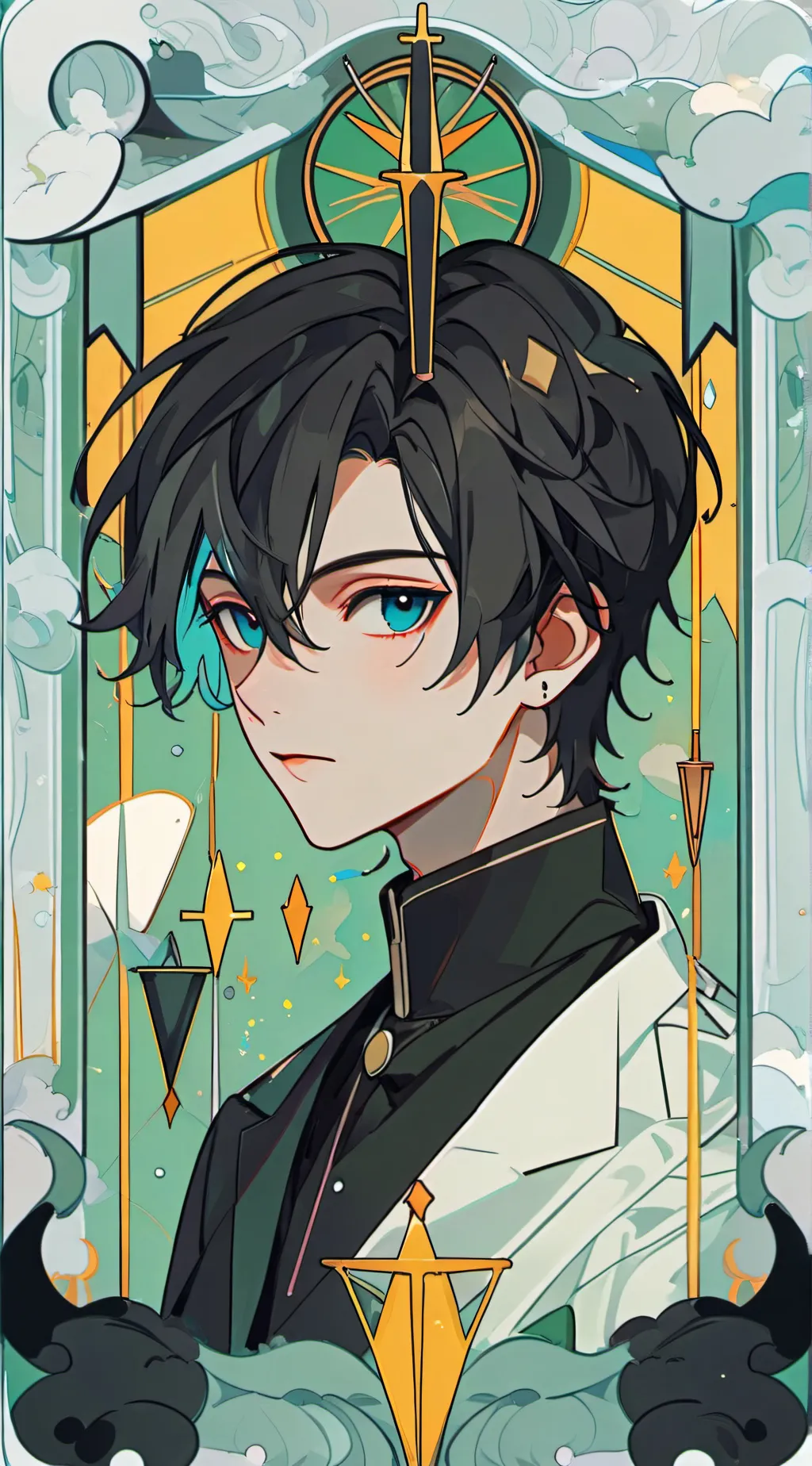 ai character: Mark background