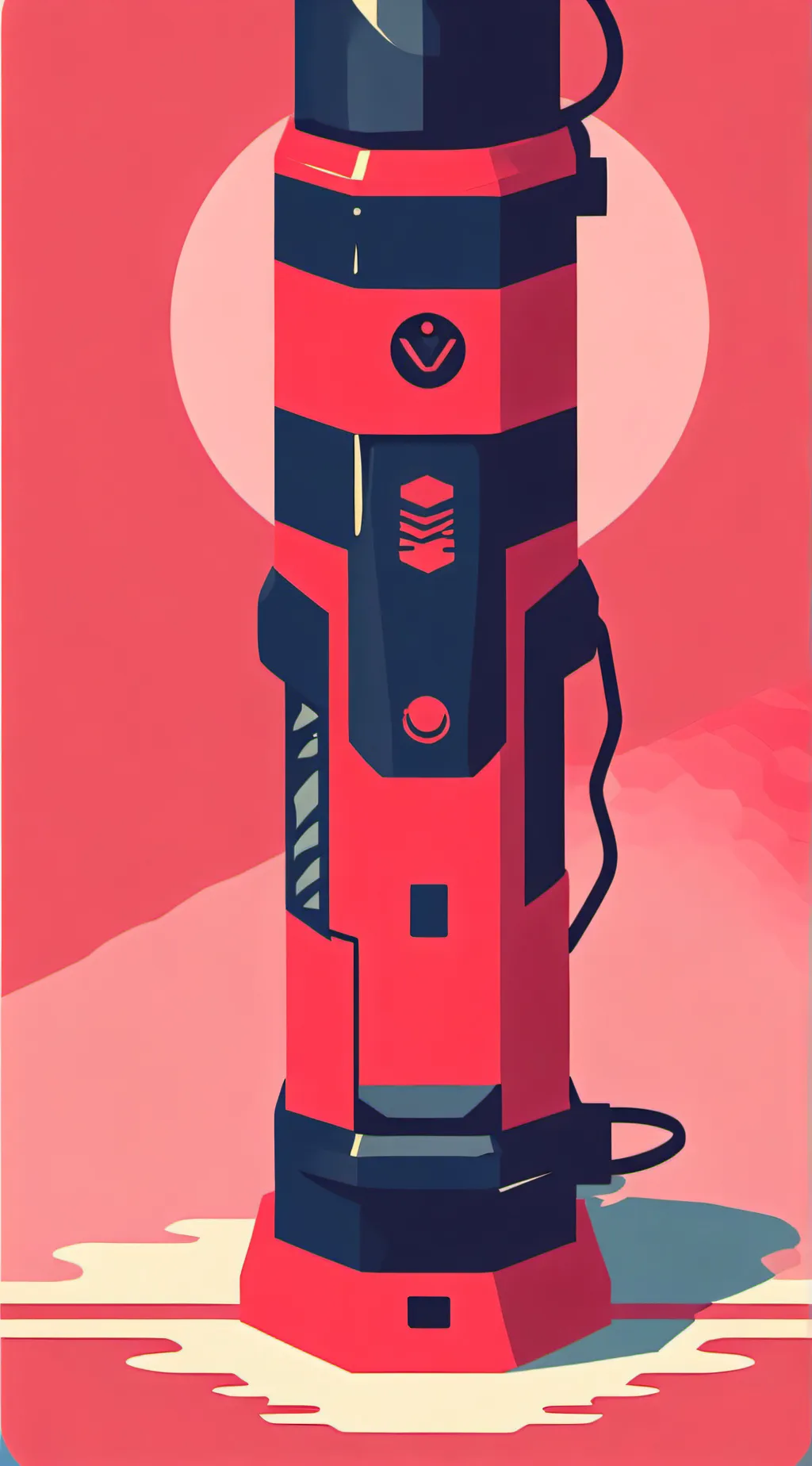 ai character: Titan drill women background