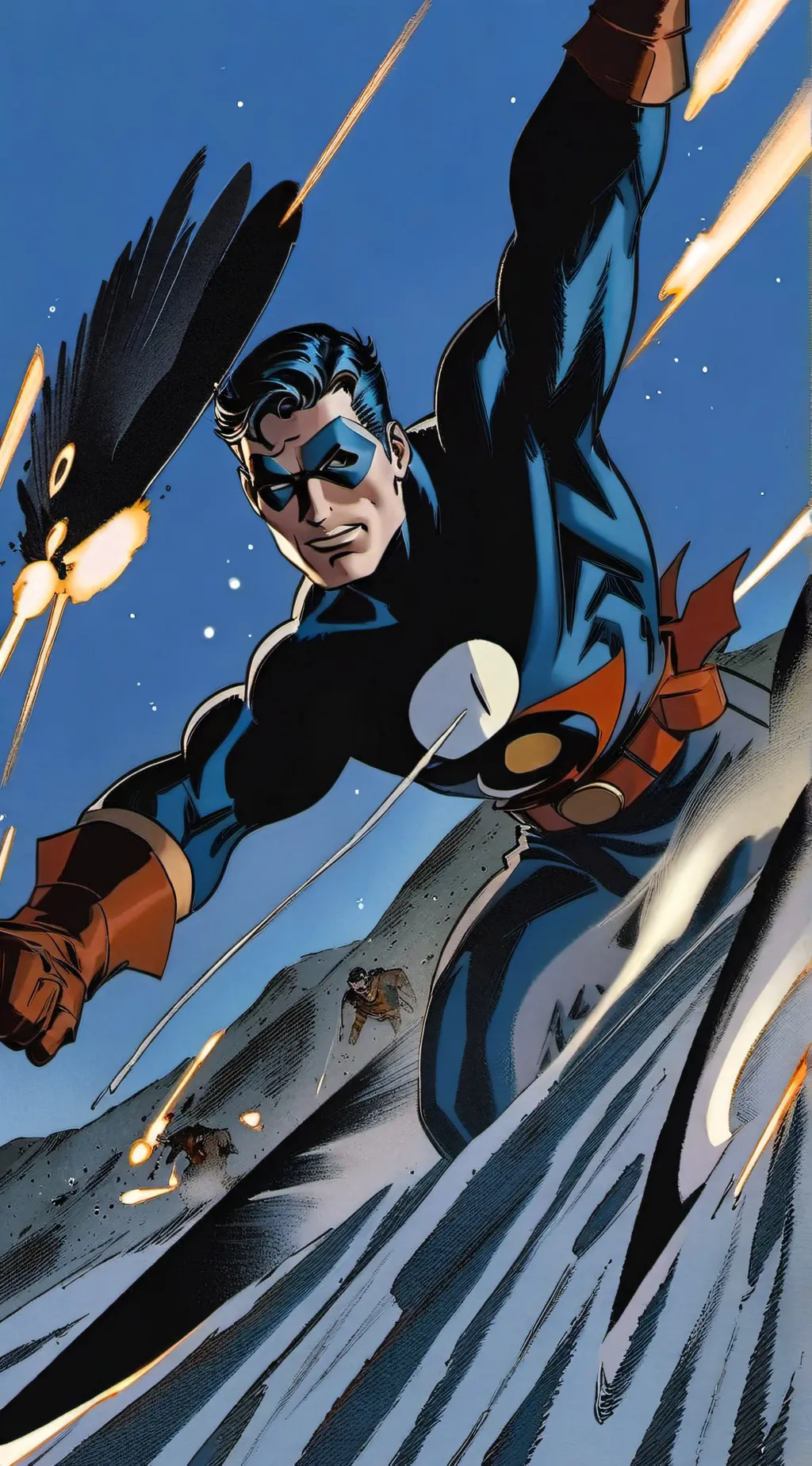 ai character: Mean man background