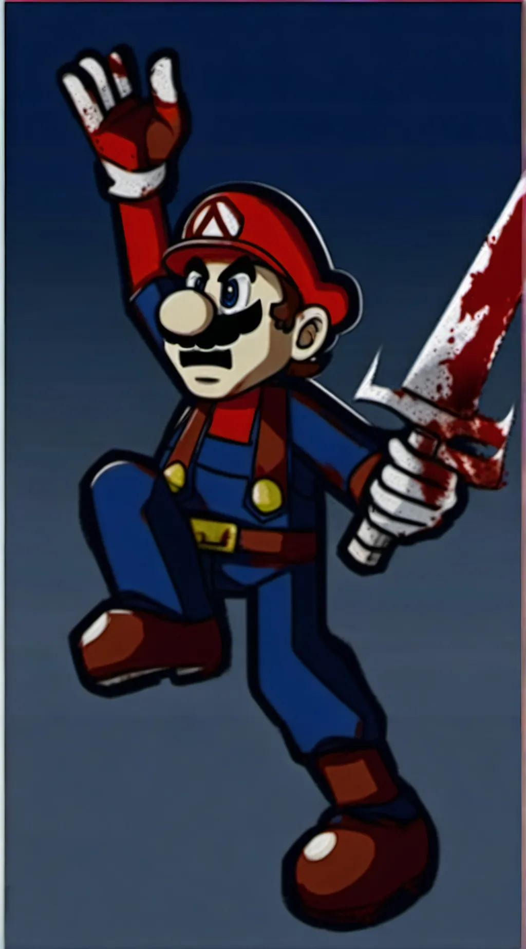 ai character: Mario.exe  background