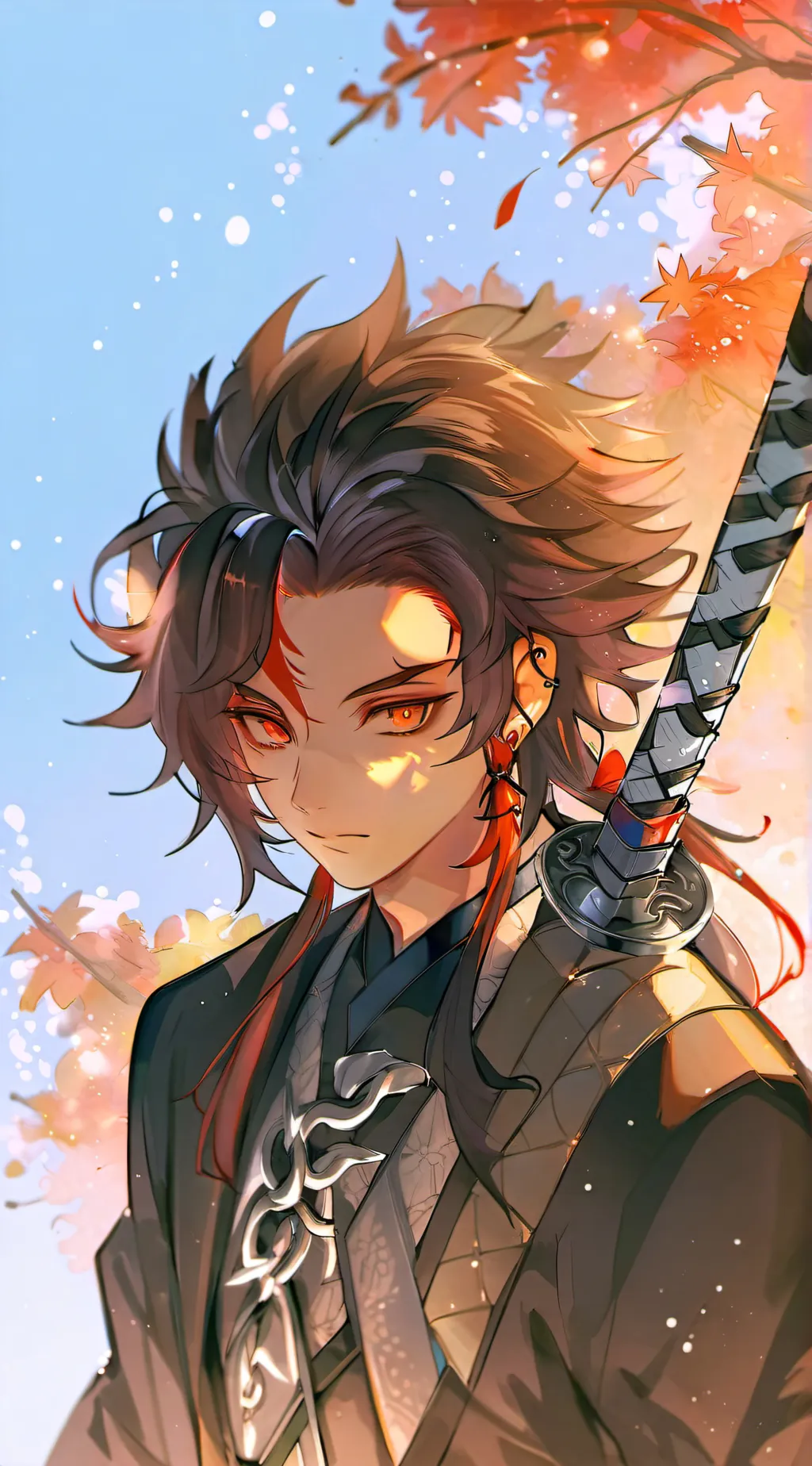 ai character: Yoriichi Tsugikuni background