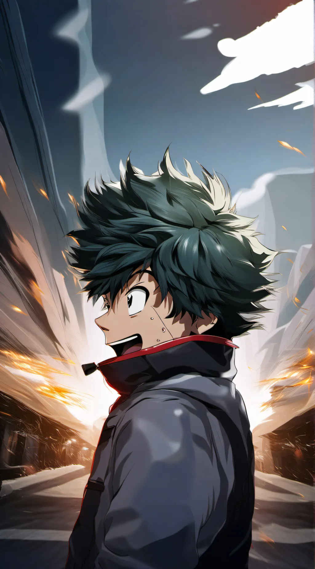 ai character: Dᴇᴋᴜ (Iᴢᴜᴋᴜ) background