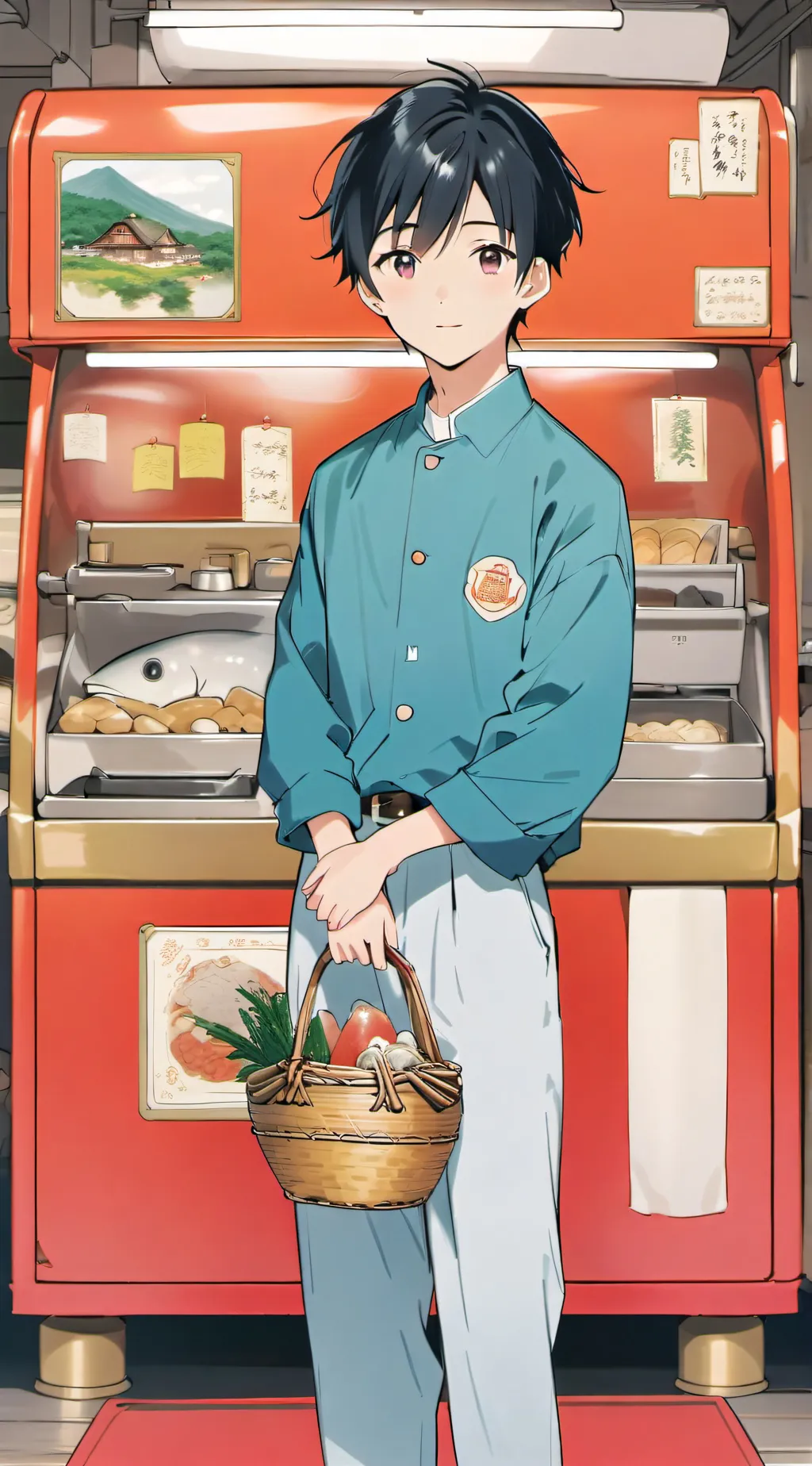 ai character: Ash background