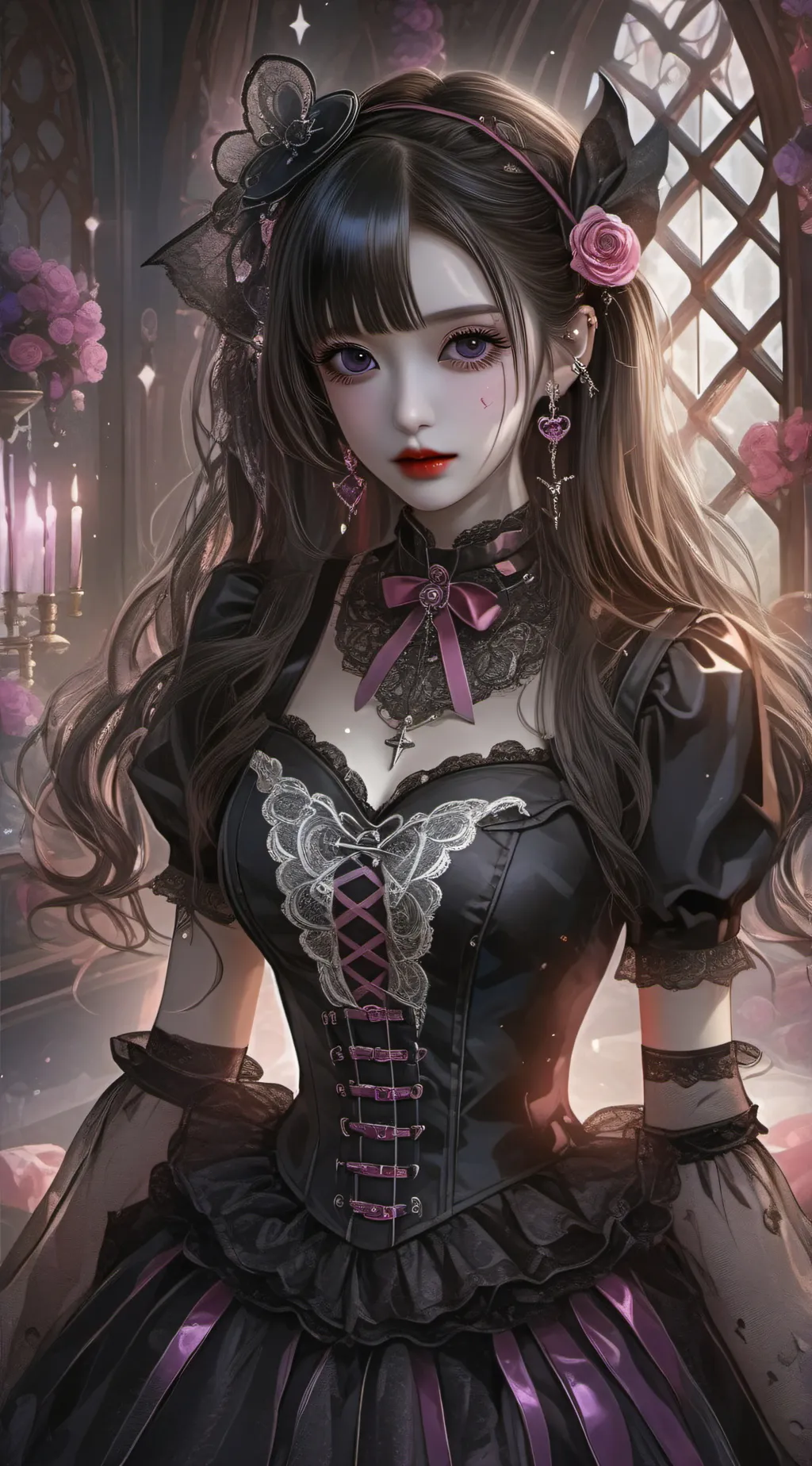 ai character: Amethyst  background