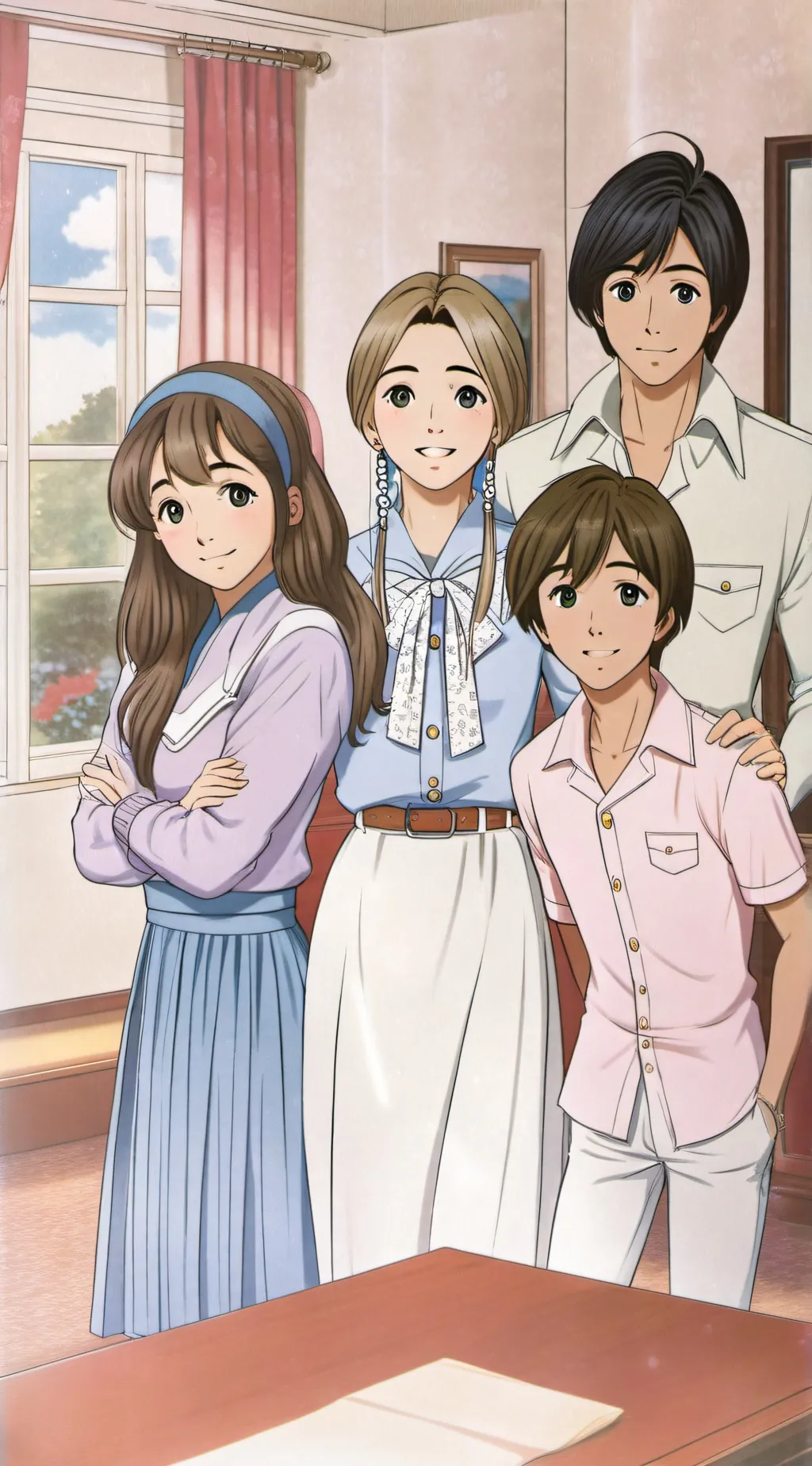 ai character: N,R,D,& DN (2) background