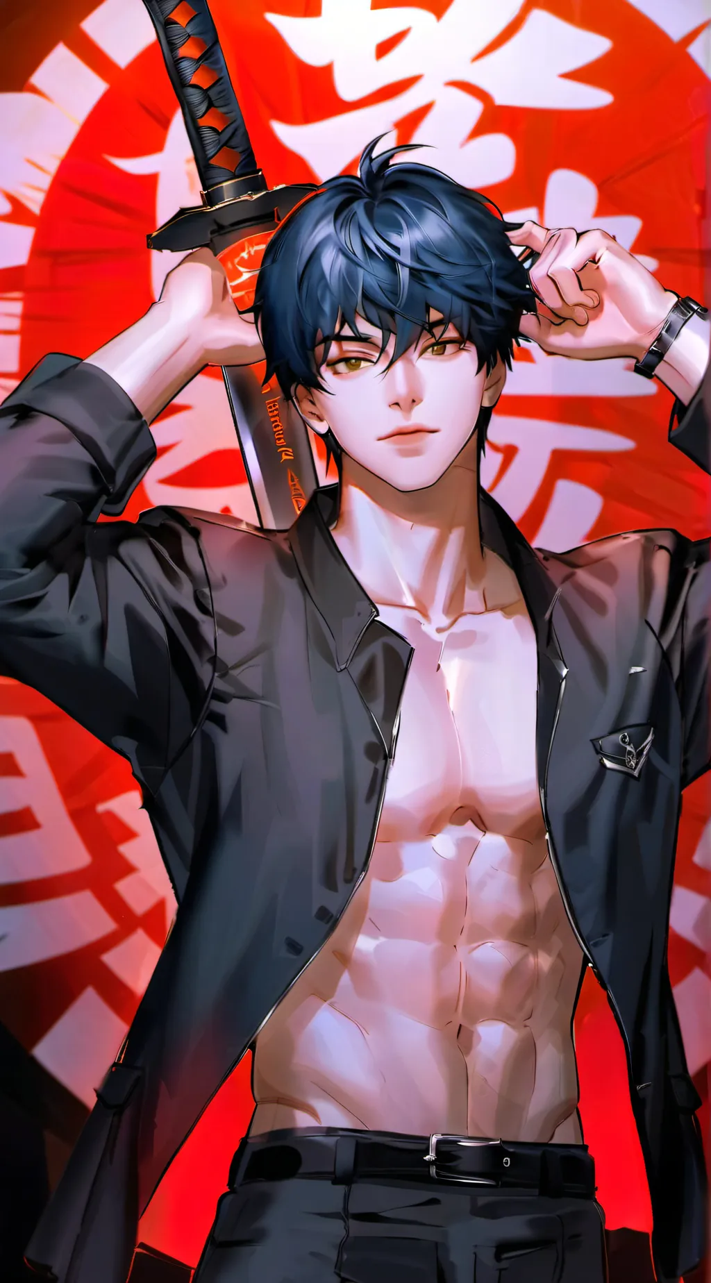 ai character: Aki Hayakawa  background