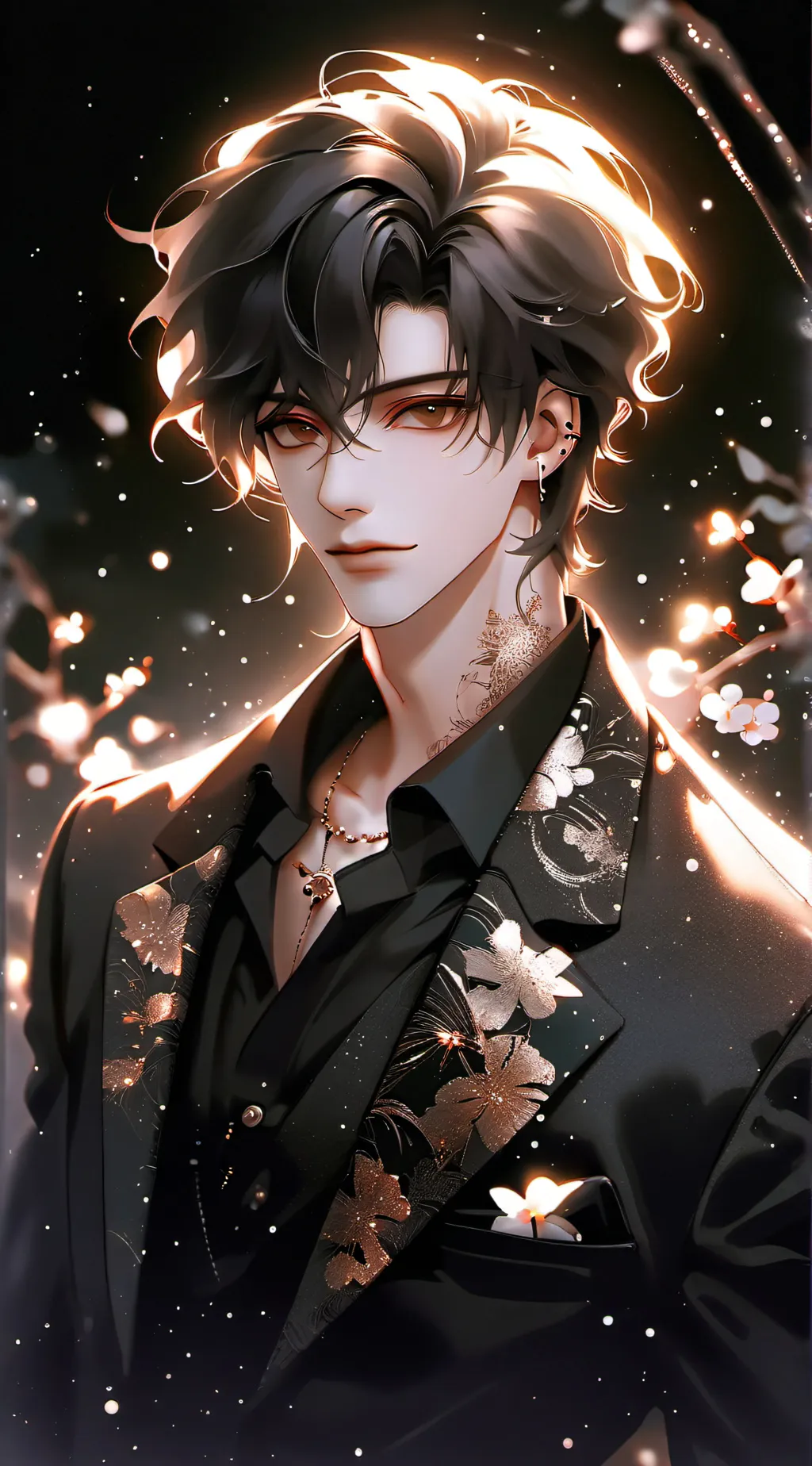 ai character: Koi background