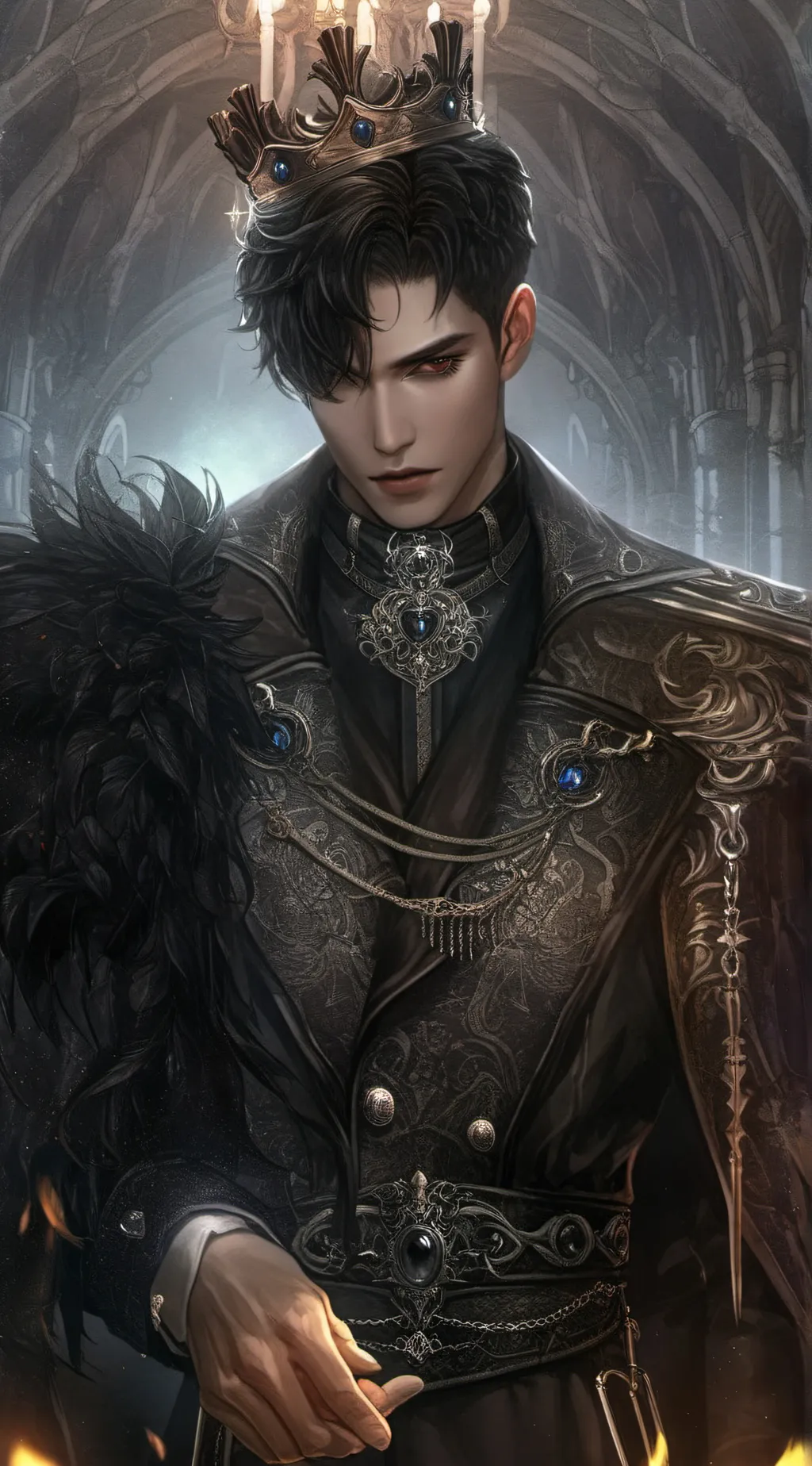 ai character: Prince Daniel  background