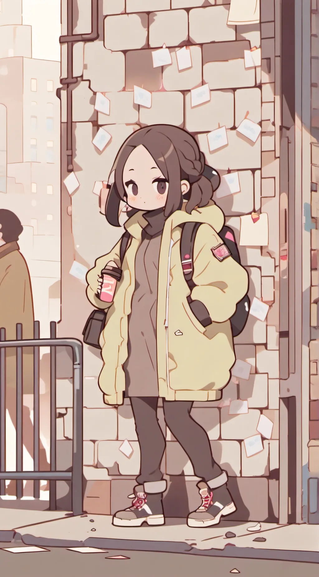 ai character: Chibi Girl background