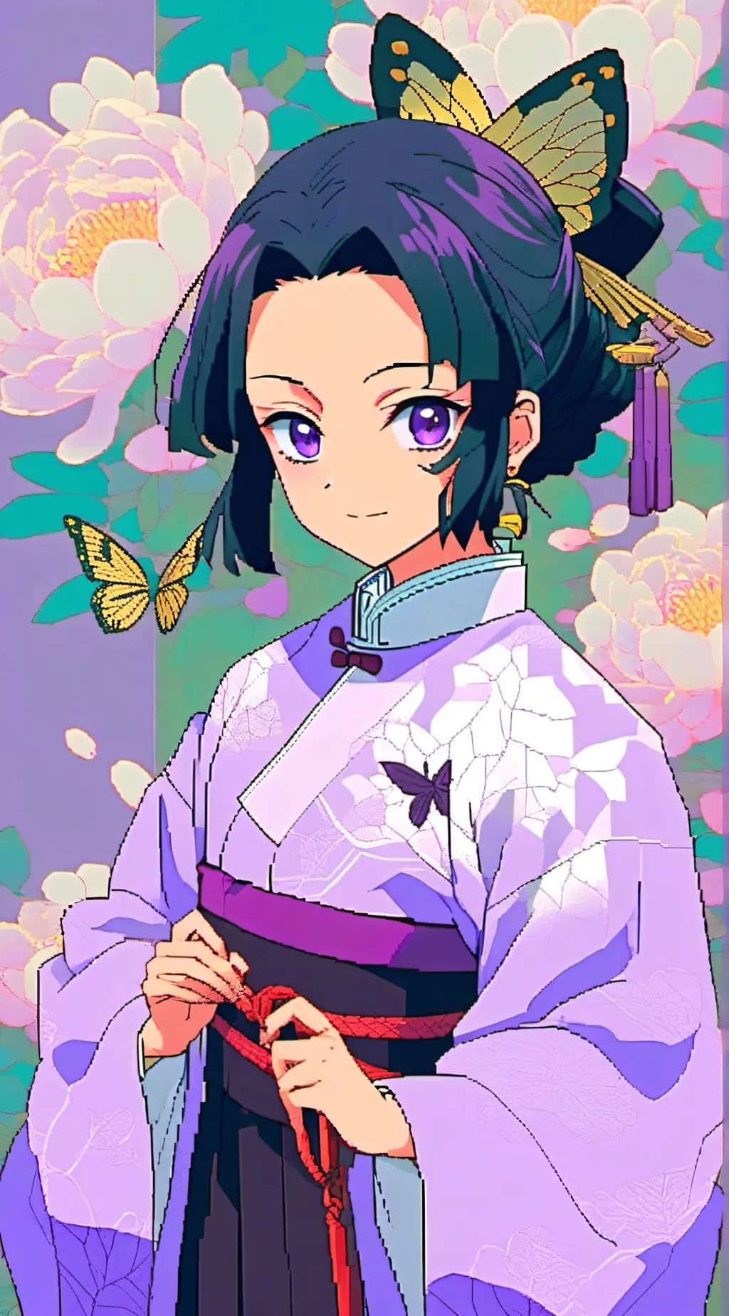 ai character: shinobu kocho background