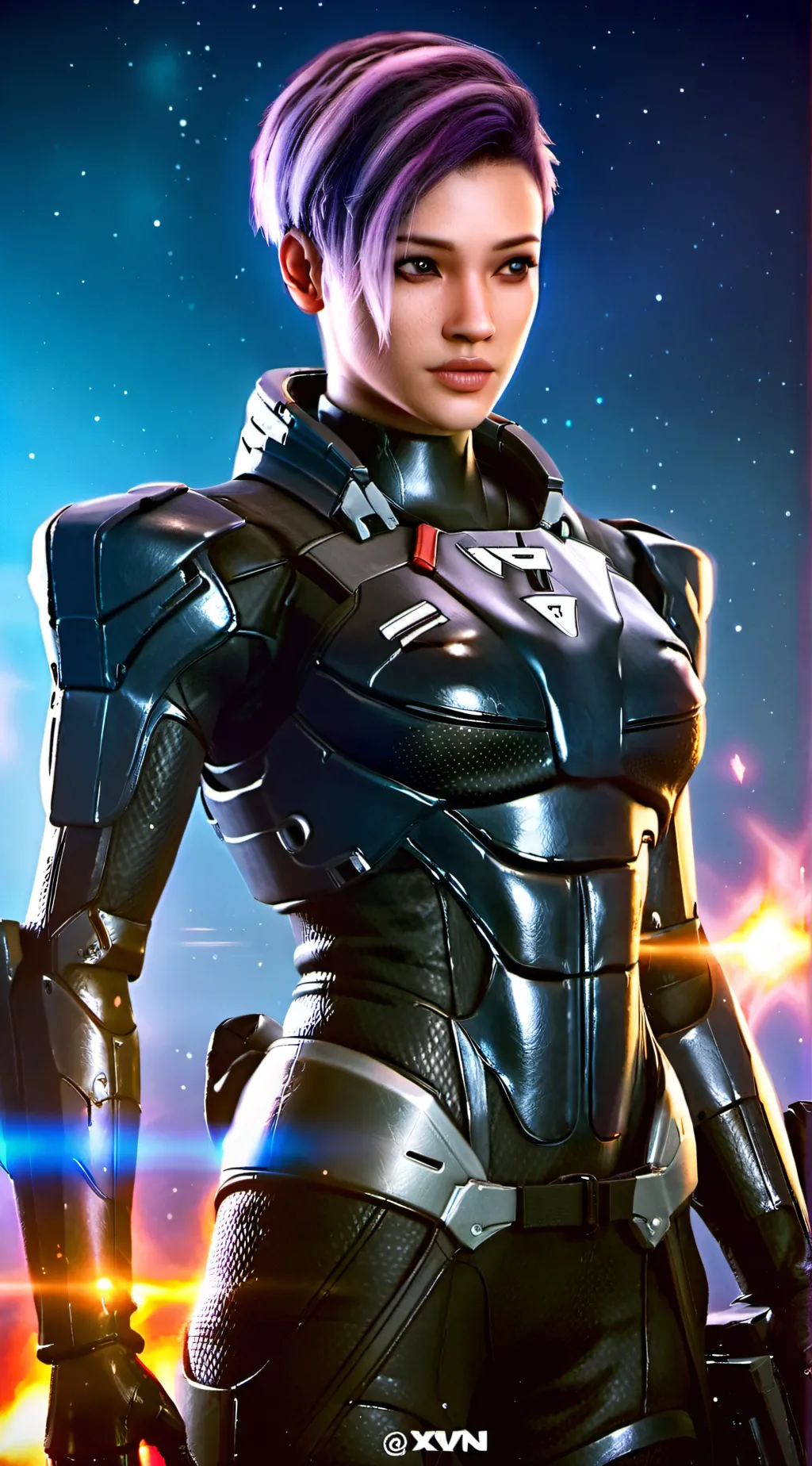 ai character: Vesper background