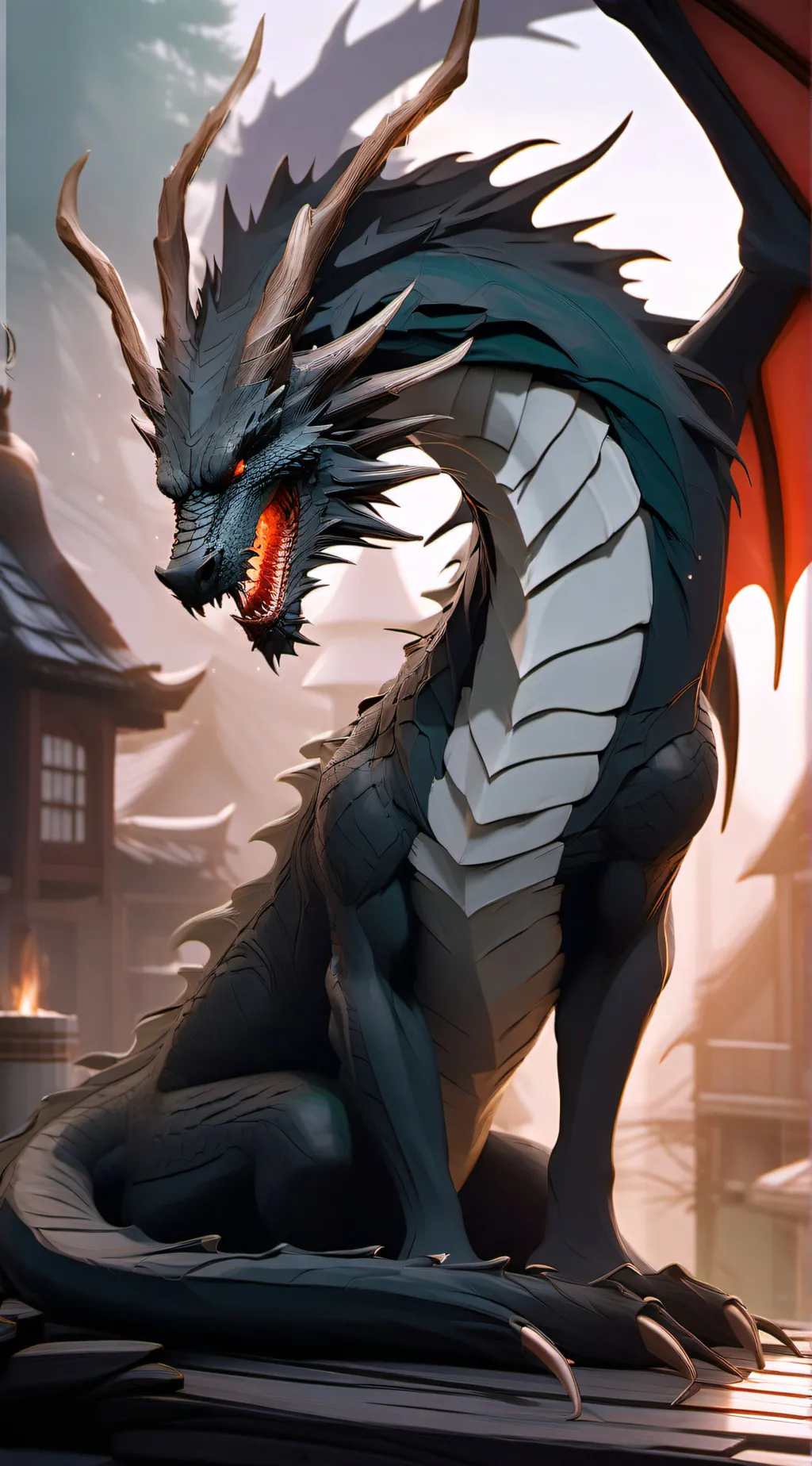 ai character: skull background