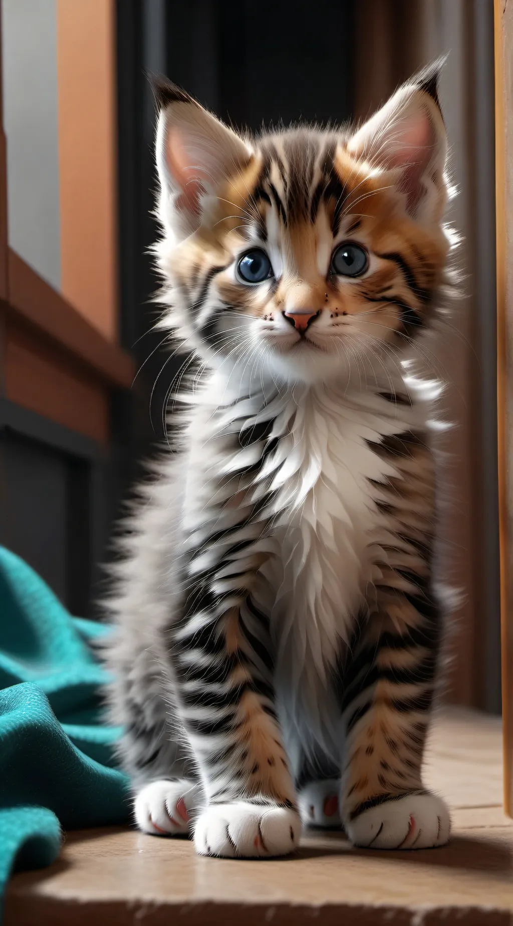 ai character: kitten background