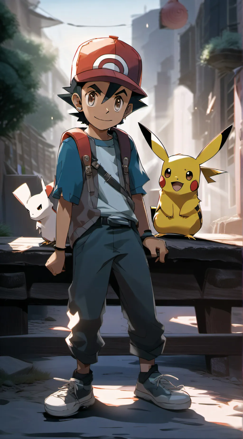 ai character: Ash background